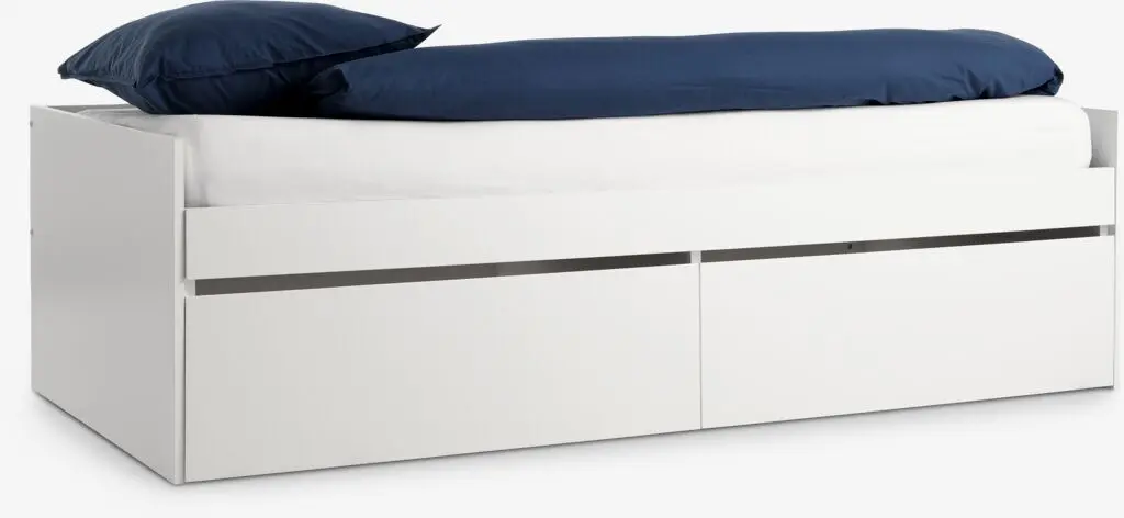 JYSK Рамка за легло TRANBJERG 90/180x200 бяла