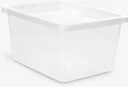 JYSK Кутия за съхранение BASIC BOX 20 литра с капак прозрачна