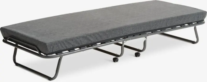 JYSK Сгъваемо легло JESBY 80x190 антрацитно сиво