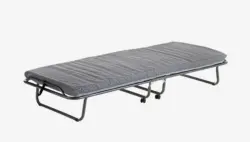 JYSK Сгъваемо легло BAJLUM 80x190 антрацитно сиво