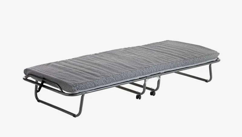 JYSK Сгъваемо легло BAJLUM 80x190 антрацитно сиво