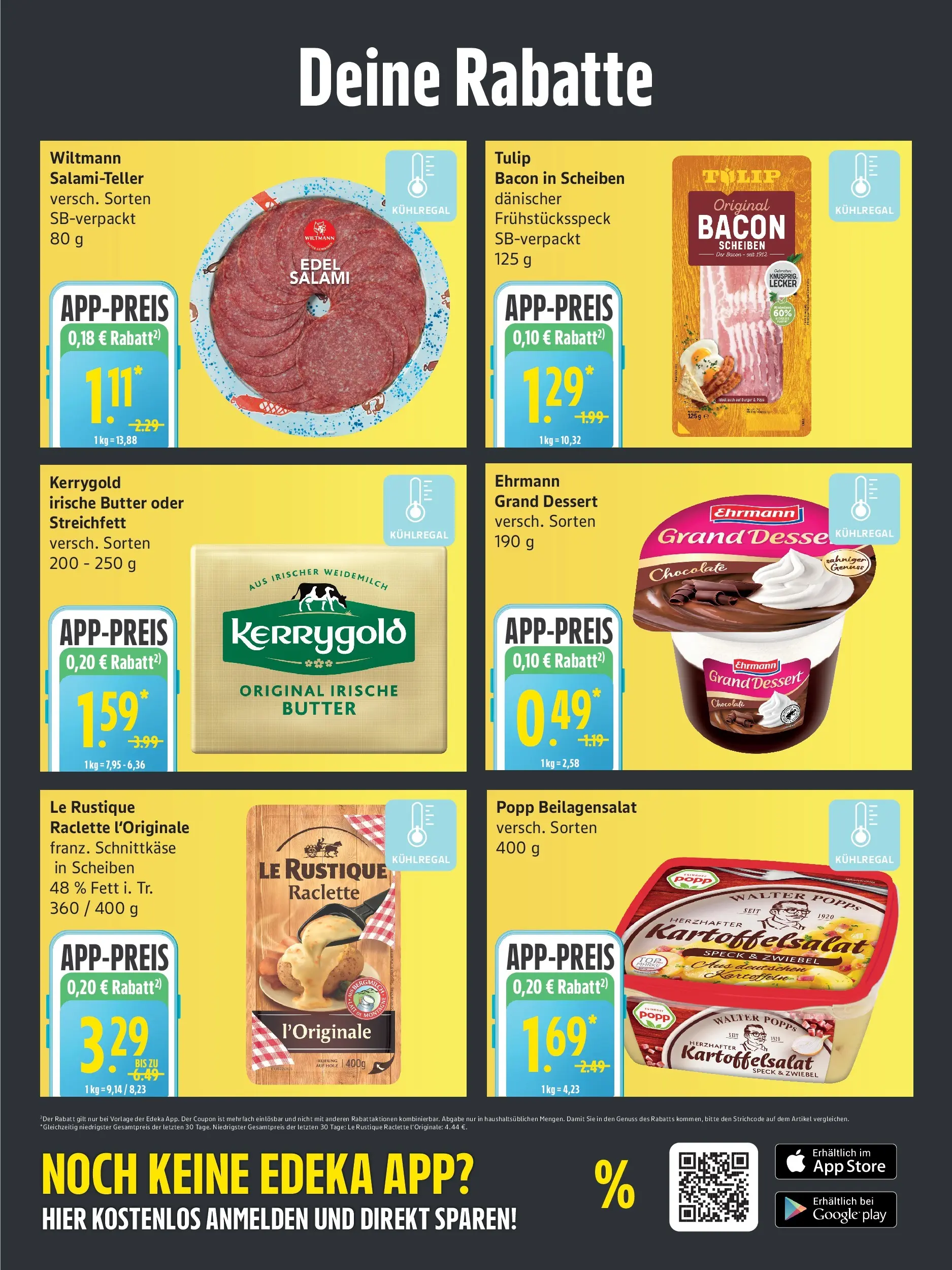 Edeka prospekt Neu Wulmstorf	 (ab 21.12.2025) » Angebote Online | Seite: 2 | Produkte: Butter, Ehrmann grand dessert, Salami, Raclette