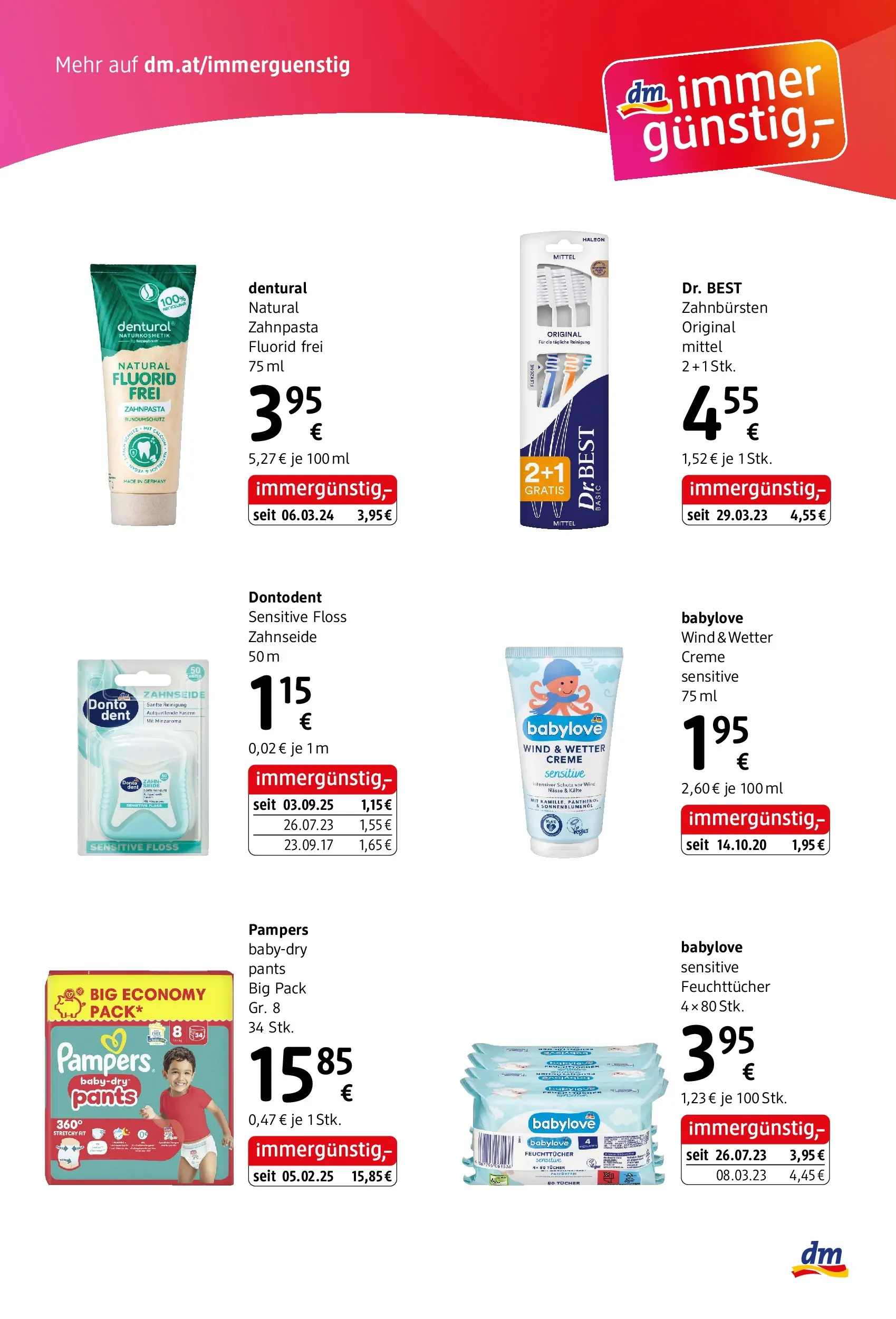 dm drogerie markt - dm: Journal Express von 28.12.2025 - Aktuelle Angebote | Seite: 8 | Produkte: Pampers, Creme, Zahnpasta