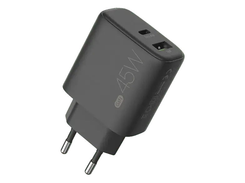 SAMSUNG C&T 45W 2 Port Ladeger&auml;t Universal 45 W, Schwarz