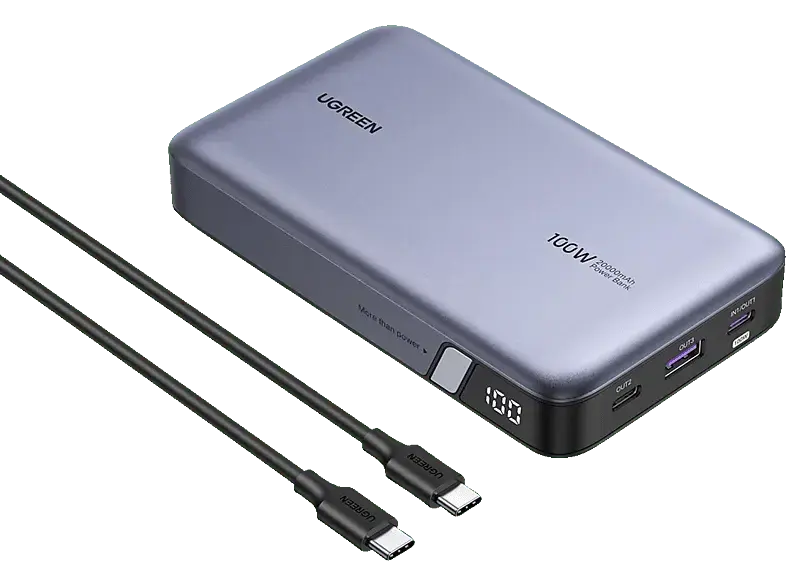 UGREEN 25183 Nexode 100 W Powerbank 20000 mAh Gray