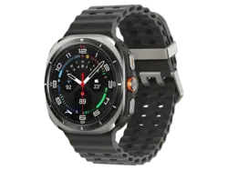 SAMSUNG Galaxy Watch Ultra 47 mm Smartwatch Nitrilkautschuk, 90-140 mm, Titanium Silver