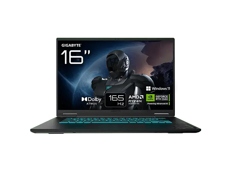 GIGABYTE Gaming A16 3VHK3DE894SH - 16 Zoll AMD Ryzen&trade; 7 260 GB 1 TB NVIDIA GeForce RTX&trade; 5060 Windows 11 Home