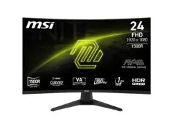 MSI MAG 244CDE 23,6 Zoll Full-HD Curved Gaming Monitor 1 ms Reaktionszeit 180 Hz