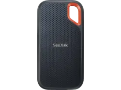 SANDISK Extreme Portable Festplatte, 2 TB SSD, extern, Grau/Orange