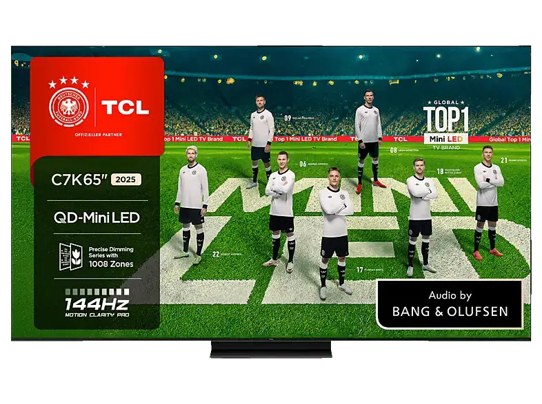TCL 65C7K QD-Mini-LED Google TV (Flat, 65 Zoll / 164 cm, HDR 4K, SMART TV)