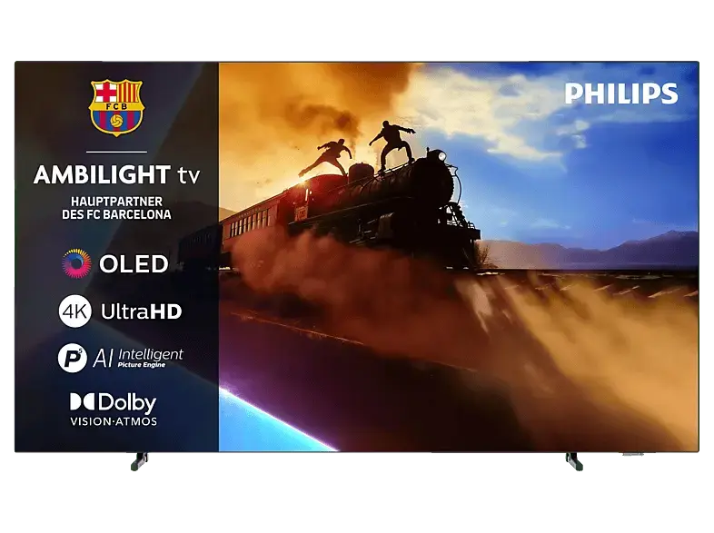 PHILIPS 65OLED760/12 OLED Ambilight TV (Flat, 65 Zoll / 164 cm, UHD 4K, SMART TV, Ambilight)