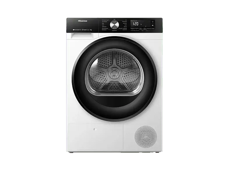 HISENSE DH3S802BW3 W&auml;rmepumpentrockner (8 kg, Wei&szlig;)