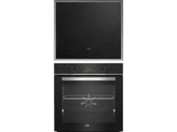 BEKO BBUM13329XS, Einbauherdset (Glaskeramikkochfeld, A, 72 l)