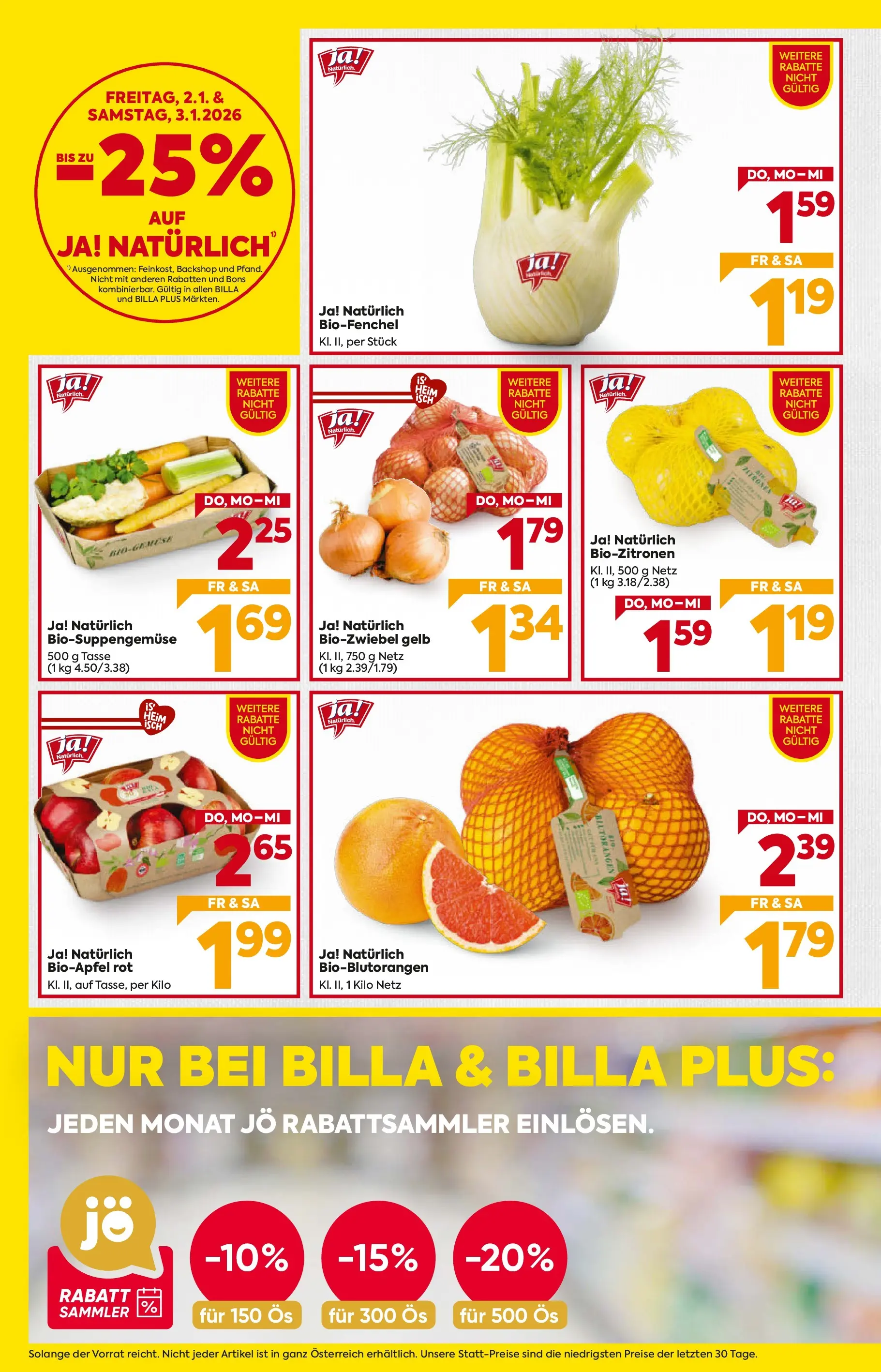 Billa - BILLA: Flugblatt gültig bei BILLA & BILLA PLUS ab 01.01.2026 - Angebote, Prospekt | Seite: 8