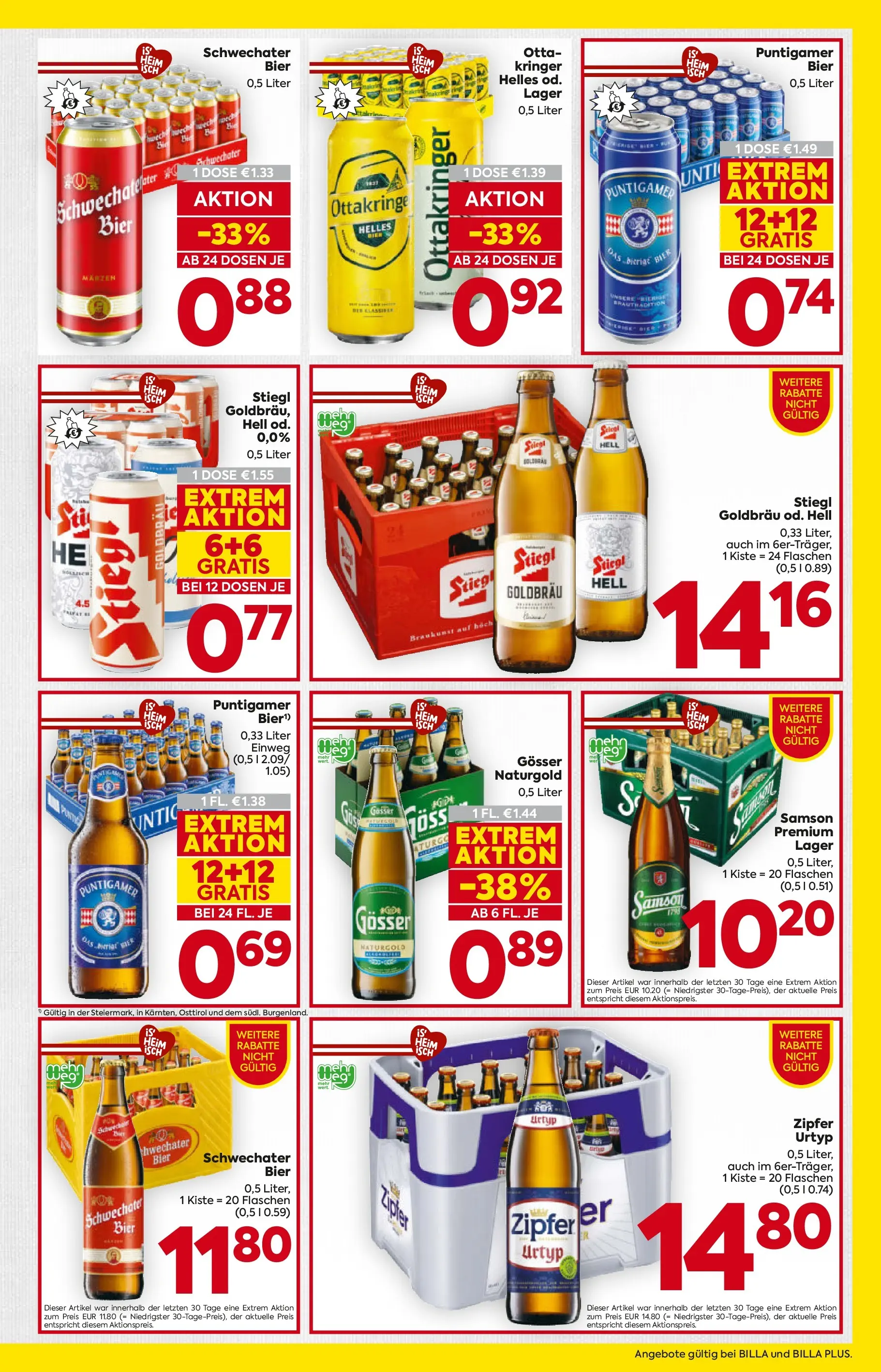 Billa - BILLA: Flugblatt gültig bei BILLA & BILLA PLUS ab 01.01.2026 - Angebote, Prospekt | Seite: 17 | Produkte: Bier