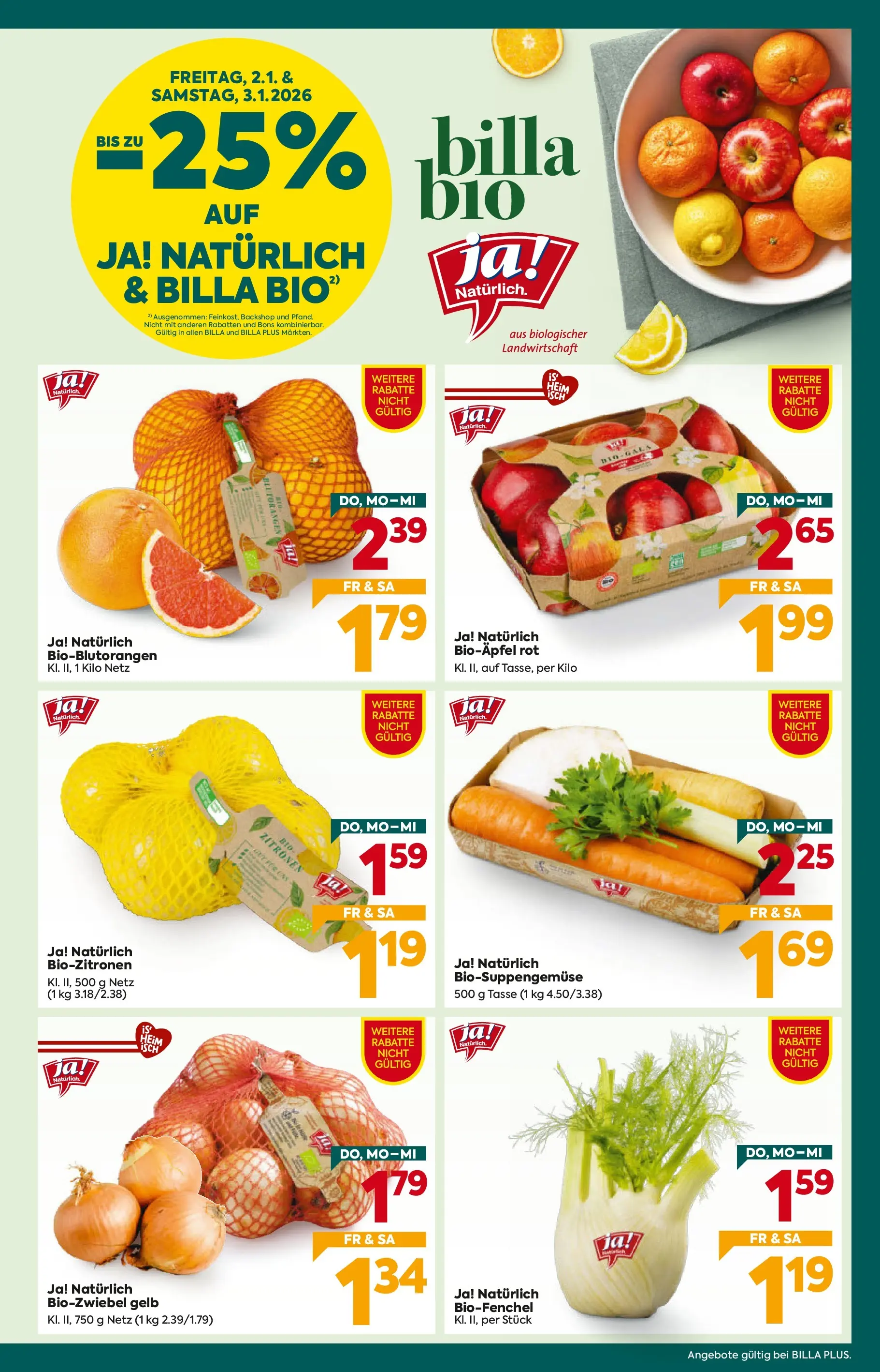 Billa Plus - BILLA PLUS: Flugblatt Niederösterreich von 01.01.2026 - Aktuelle Angebote | Seite: 4