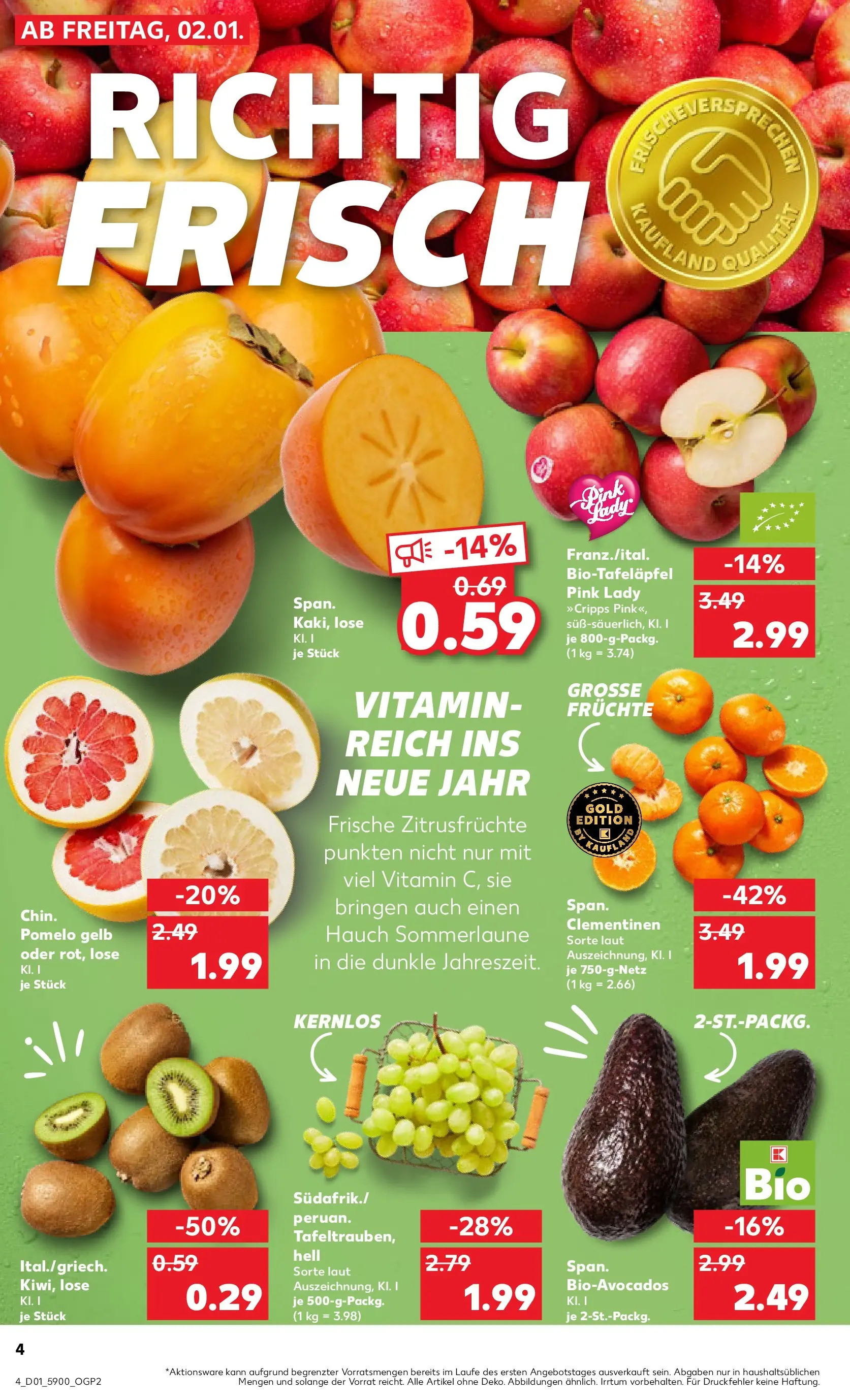 Prospekt Kaufland ab 01.01.2026 » Angebote Online zum Blättern | Seite: 4
