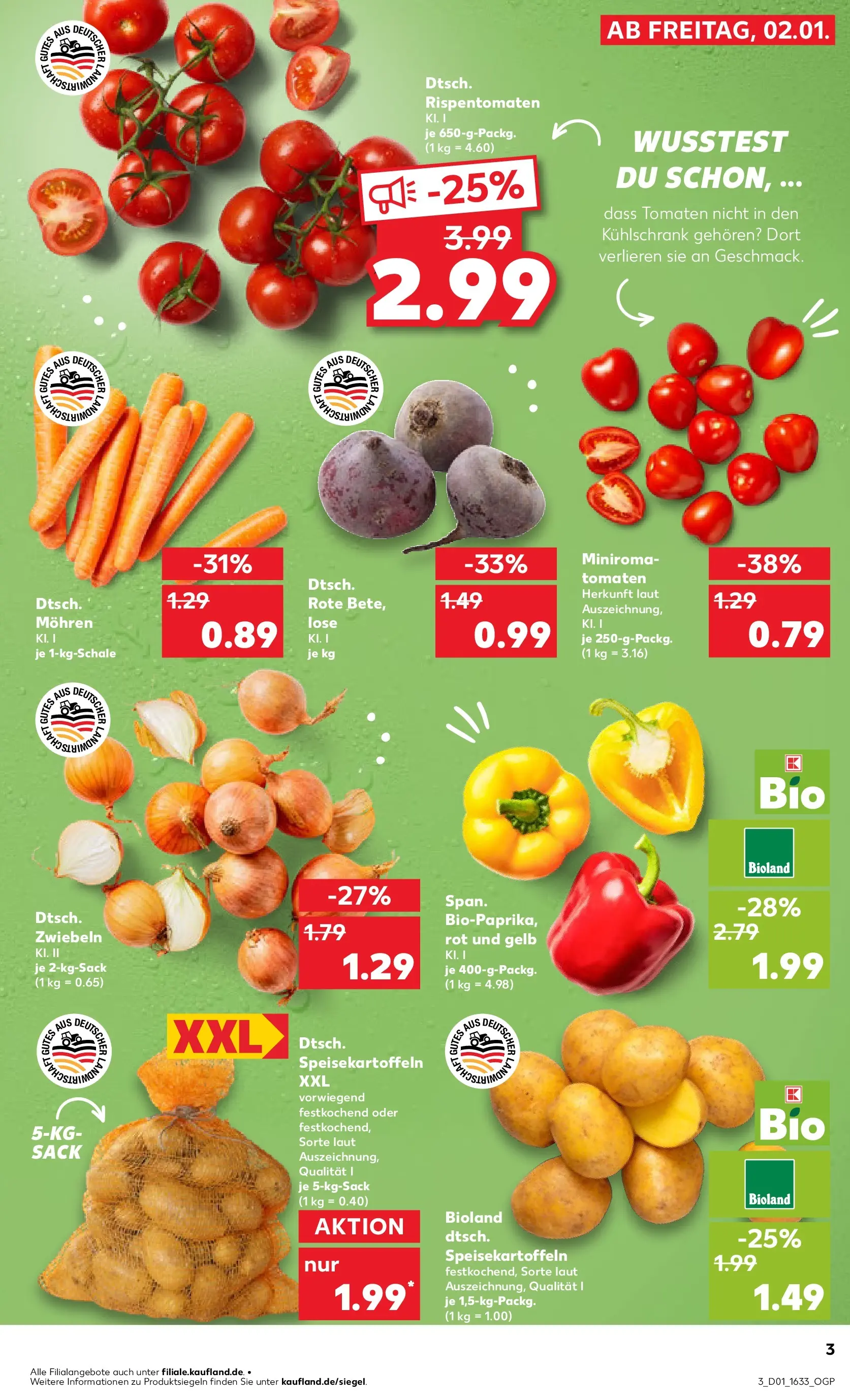 Prospekt Kaufland ab 01.01.2026 » Angebote Online zum Blättern | Seite: 3