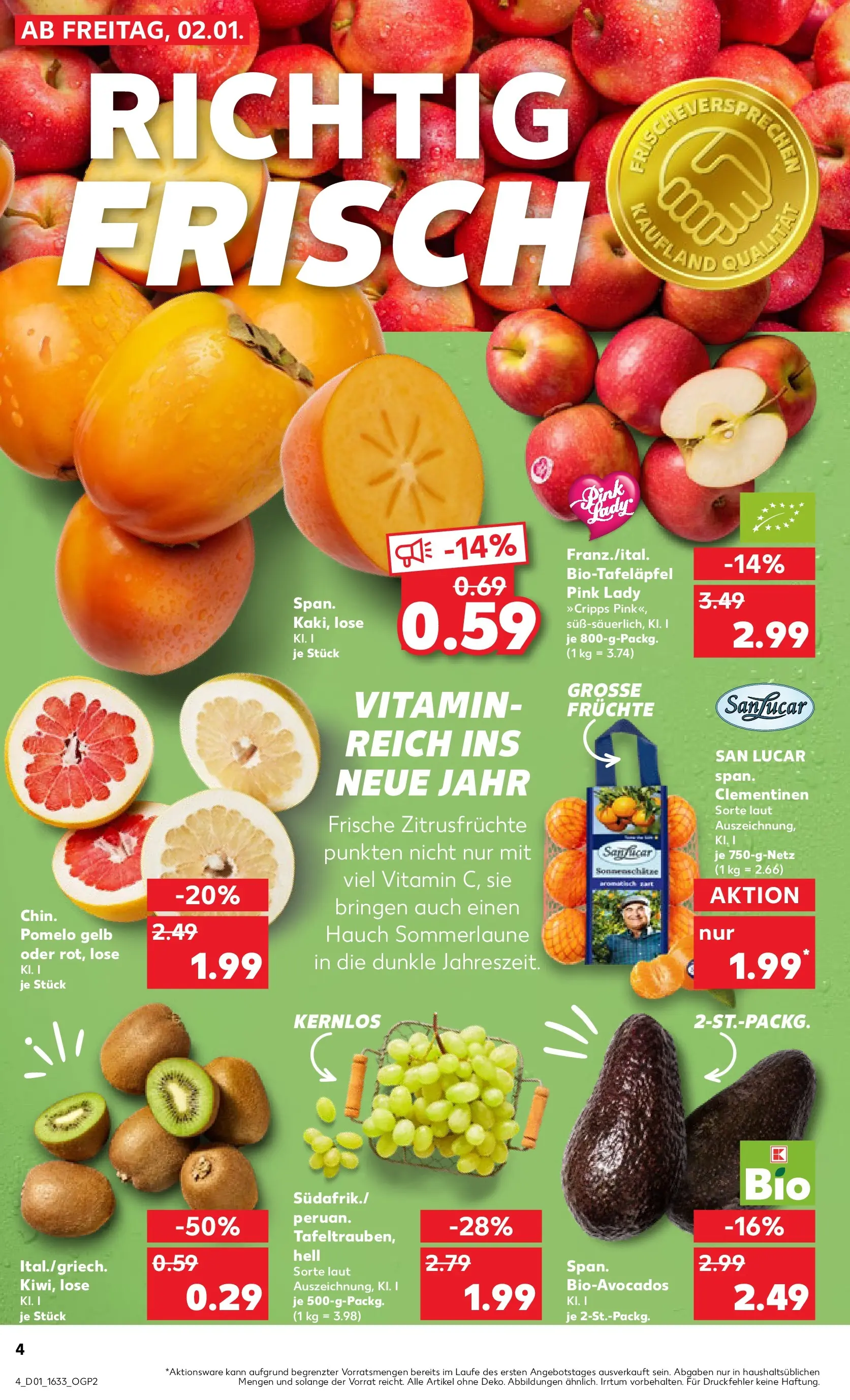 Prospekt Kaufland ab 01.01.2026 » Angebote Online zum Blättern | Seite: 4