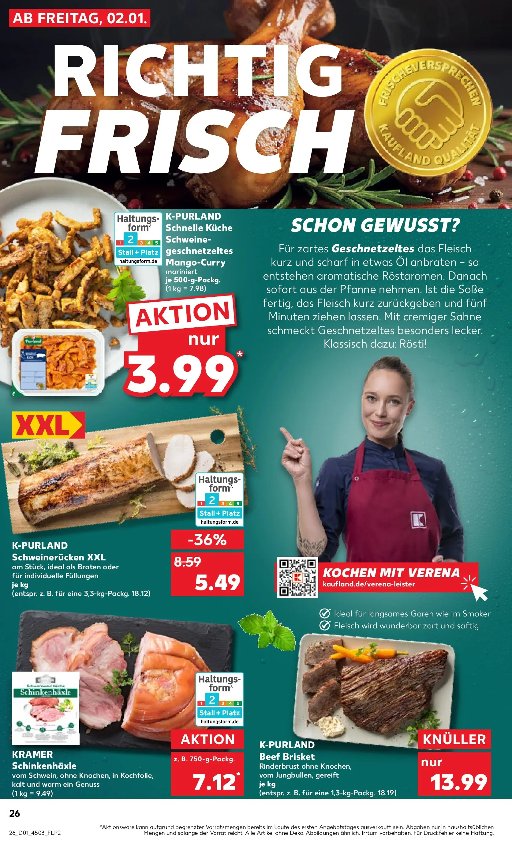 Prospekt Kaufland ab 02.01.2026 » Angebote Online zum Blättern | Seite: 26 | Produkte: Öl, Küche, Soße, Sahne