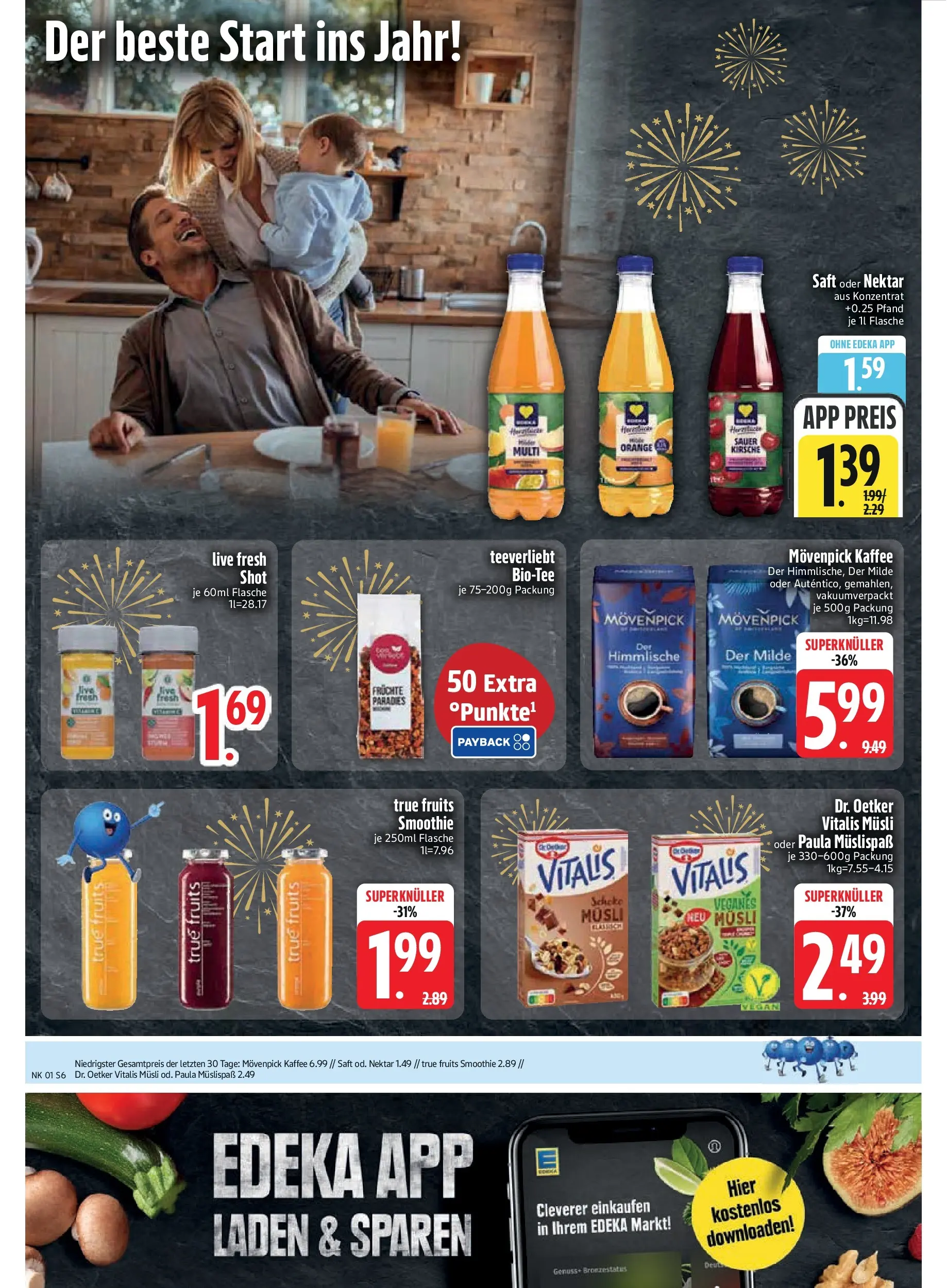 Edeka prospekt Regensburg	 (ab 28.12.2025) » Angebote Online | Seite: 8 | Produkte: Musli, Kaffee, Movenpick kaffee, Saft