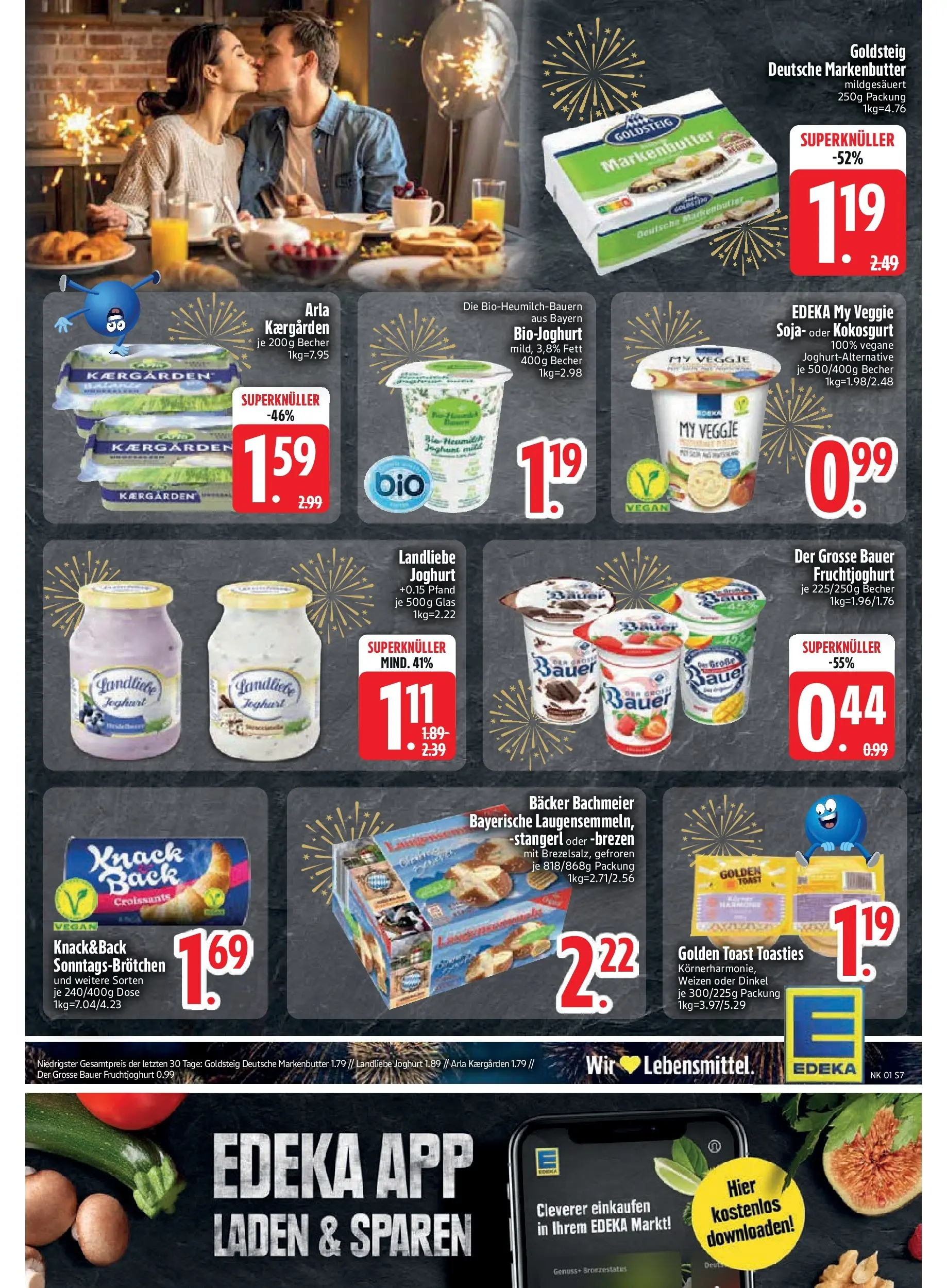 Edeka prospekt Regensburg	 (ab 28.12.2025) » Angebote Online | Seite: 9 | Produkte: Toast, Bauer joghurt, Fruchtjoghurt, Landliebe joghurt