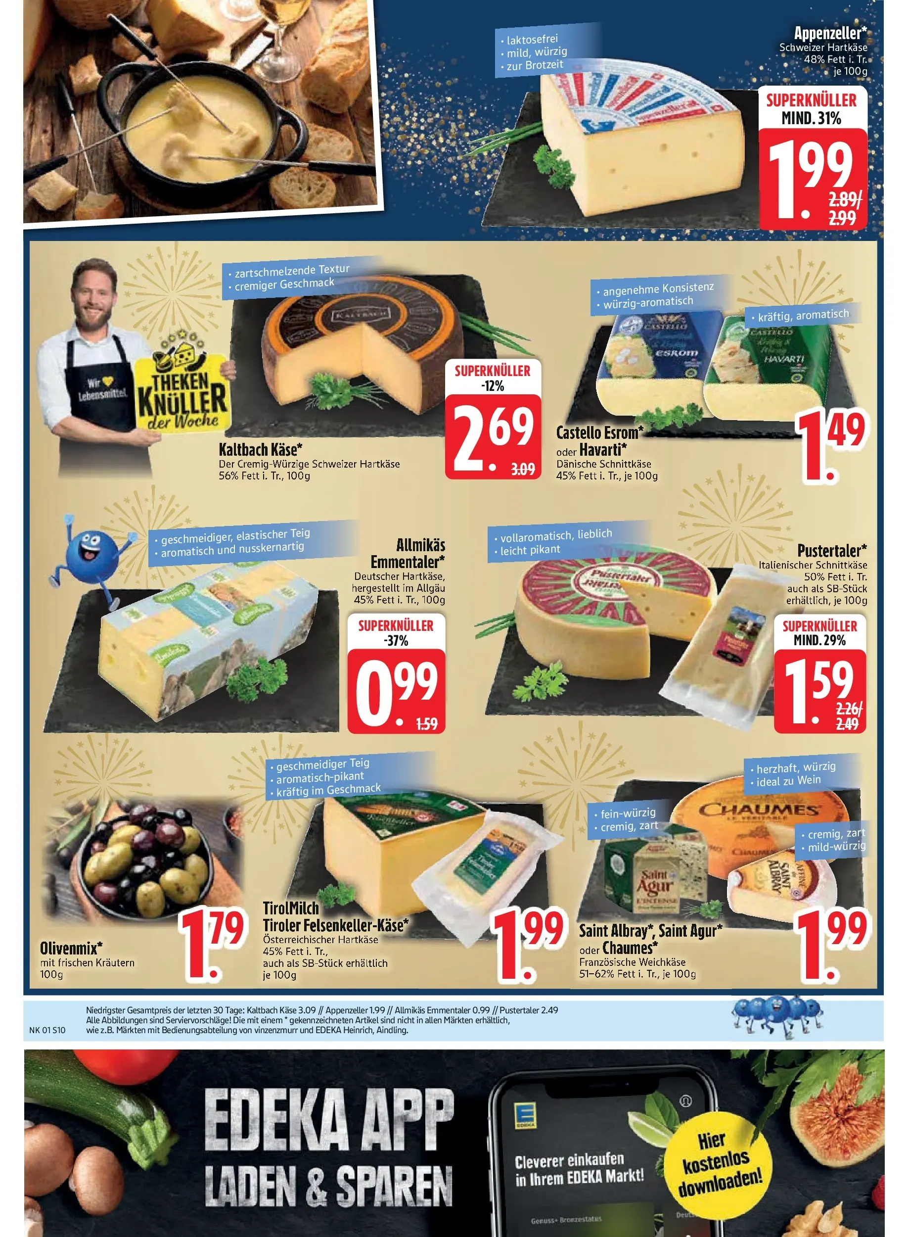Edeka prospekt Regensburg	 (ab 28.12.2025) » Angebote Online | Seite: 12 | Produkte: Milch, Käse, Wein