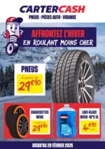 Carter-Cash Affrontez l'hiver en roulant moins cher - au 28.02.2026