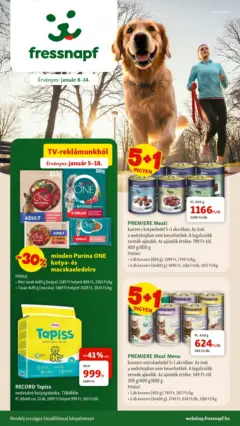 Fressnapf - Fressnapf újság érvényessége 2026.01.14-ig - amely érvényes a következő dátumtól: 07.01.2026