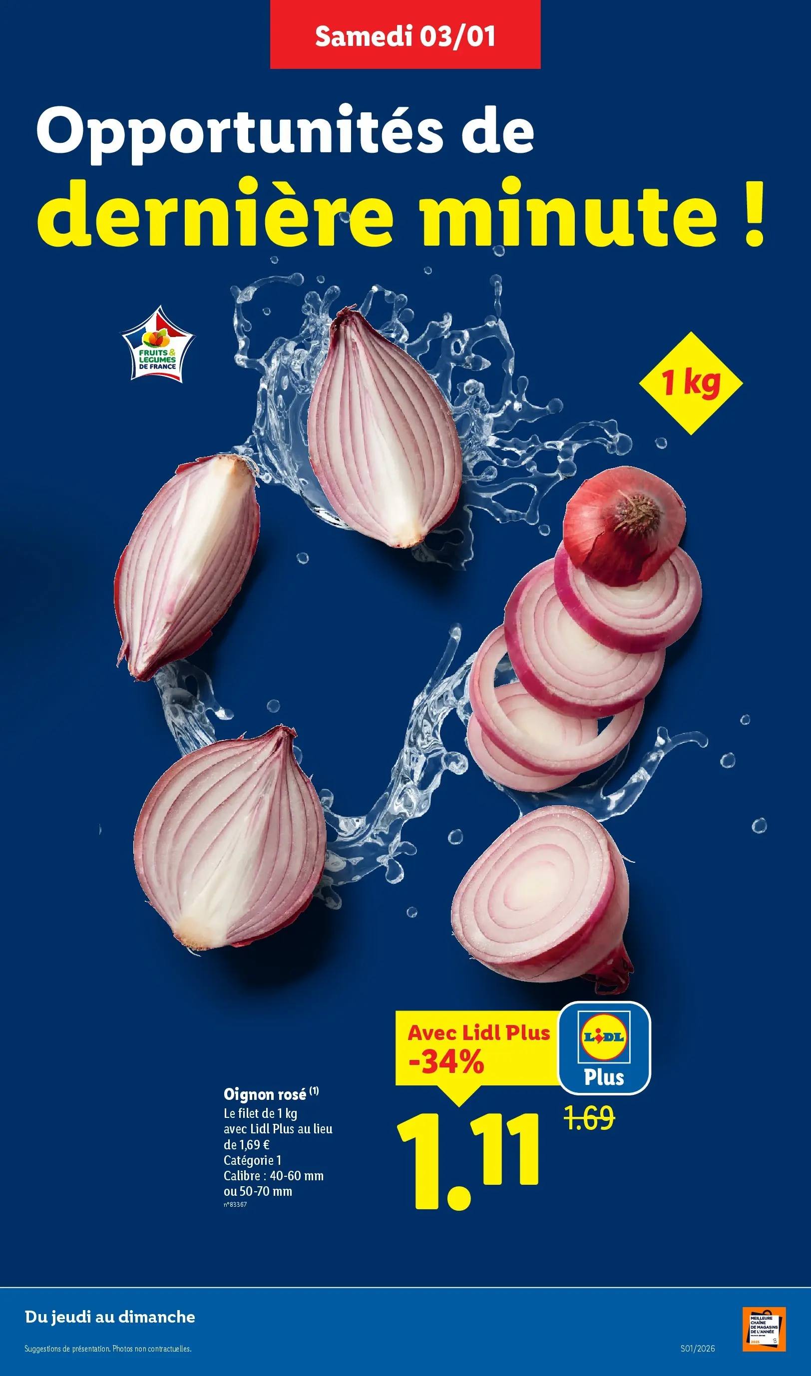 Catalogue LIDL du 02/01/2026 | Promo prospectus en ligne | Page: 5 | Produits: Oignon