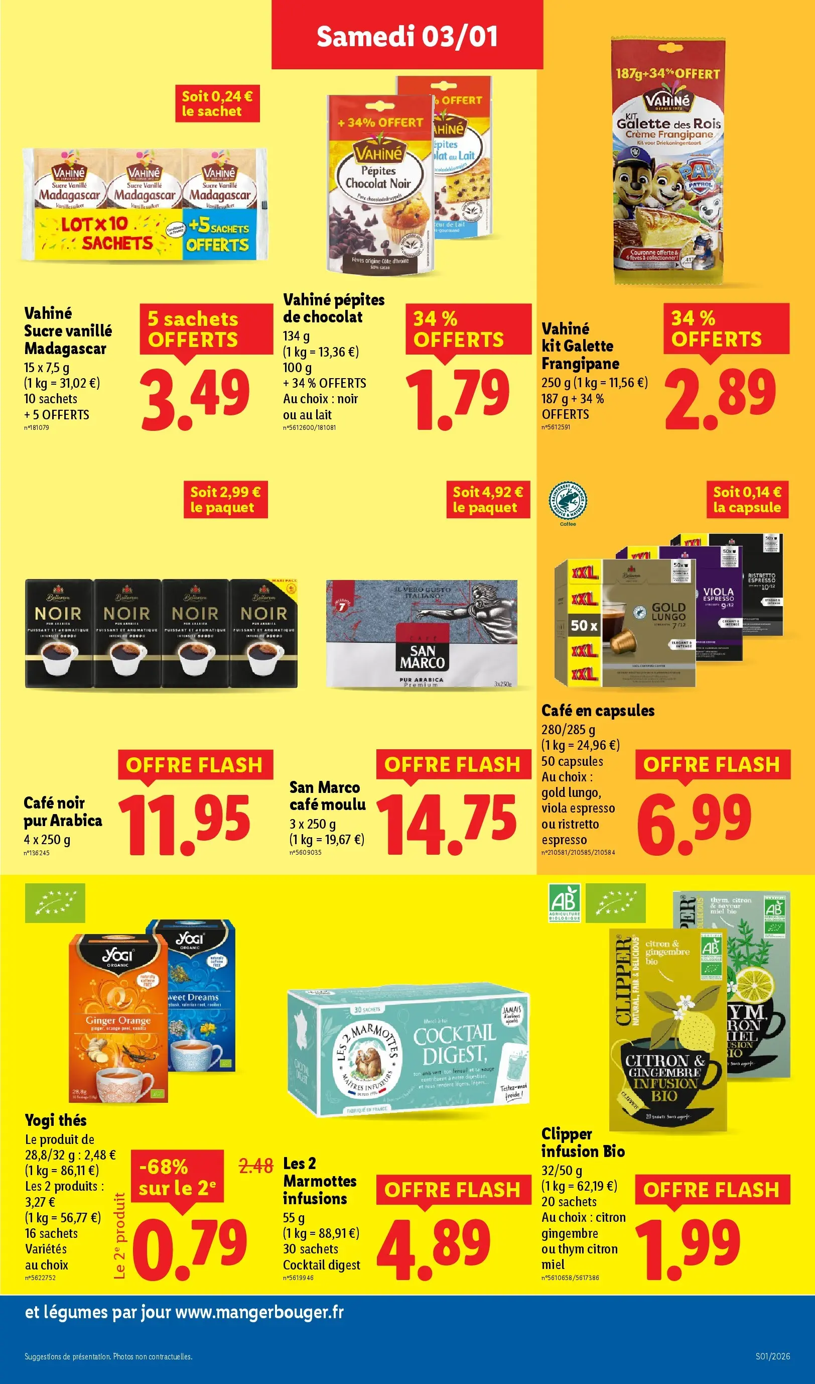Catalogue LIDL du 02/01/2026 | Promo prospectus en ligne | Page: 21 | Produits: Citron, Galette des rois, Café moulu, Lait