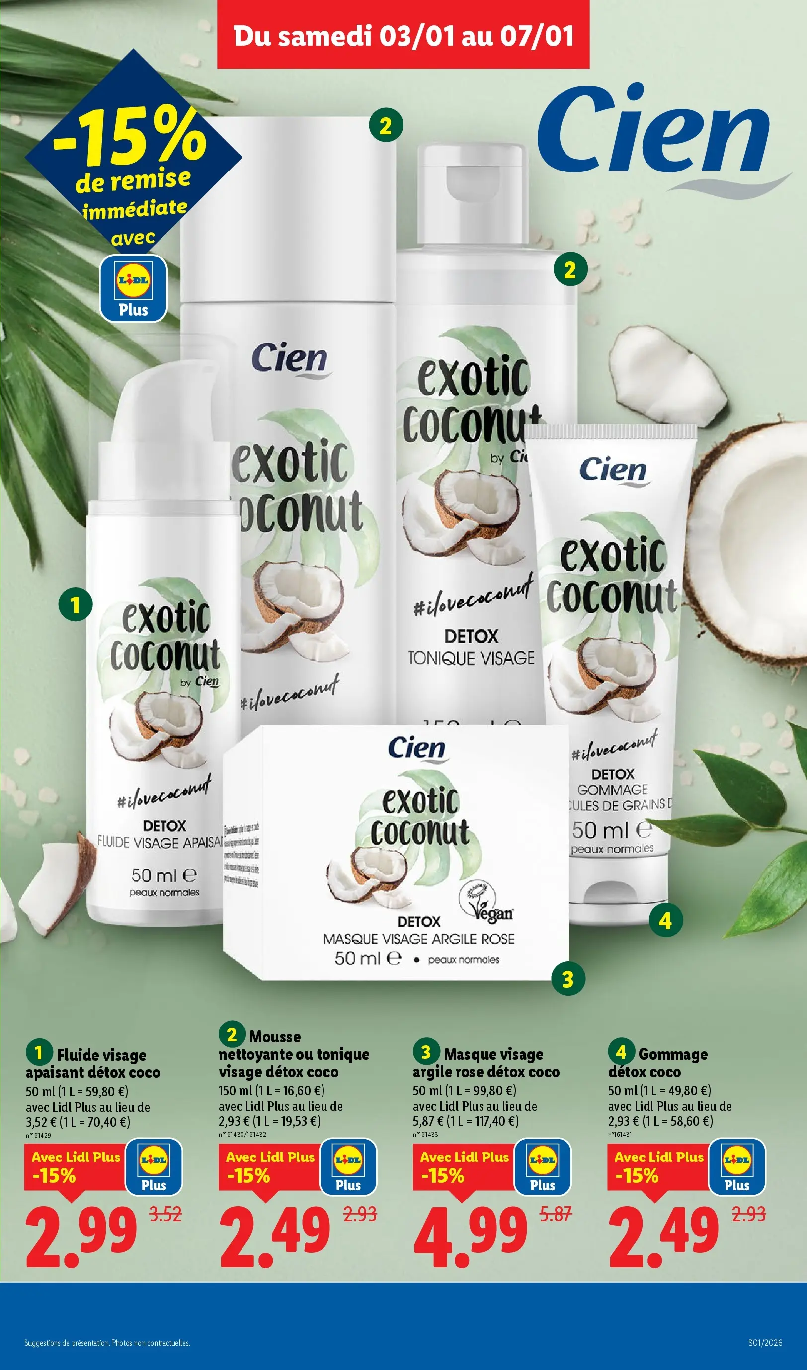Catalogue LIDL du 02/01/2026 | Promo prospectus en ligne | Page: 27 | Produits: Mousse, Tonique, Gommage, Argile