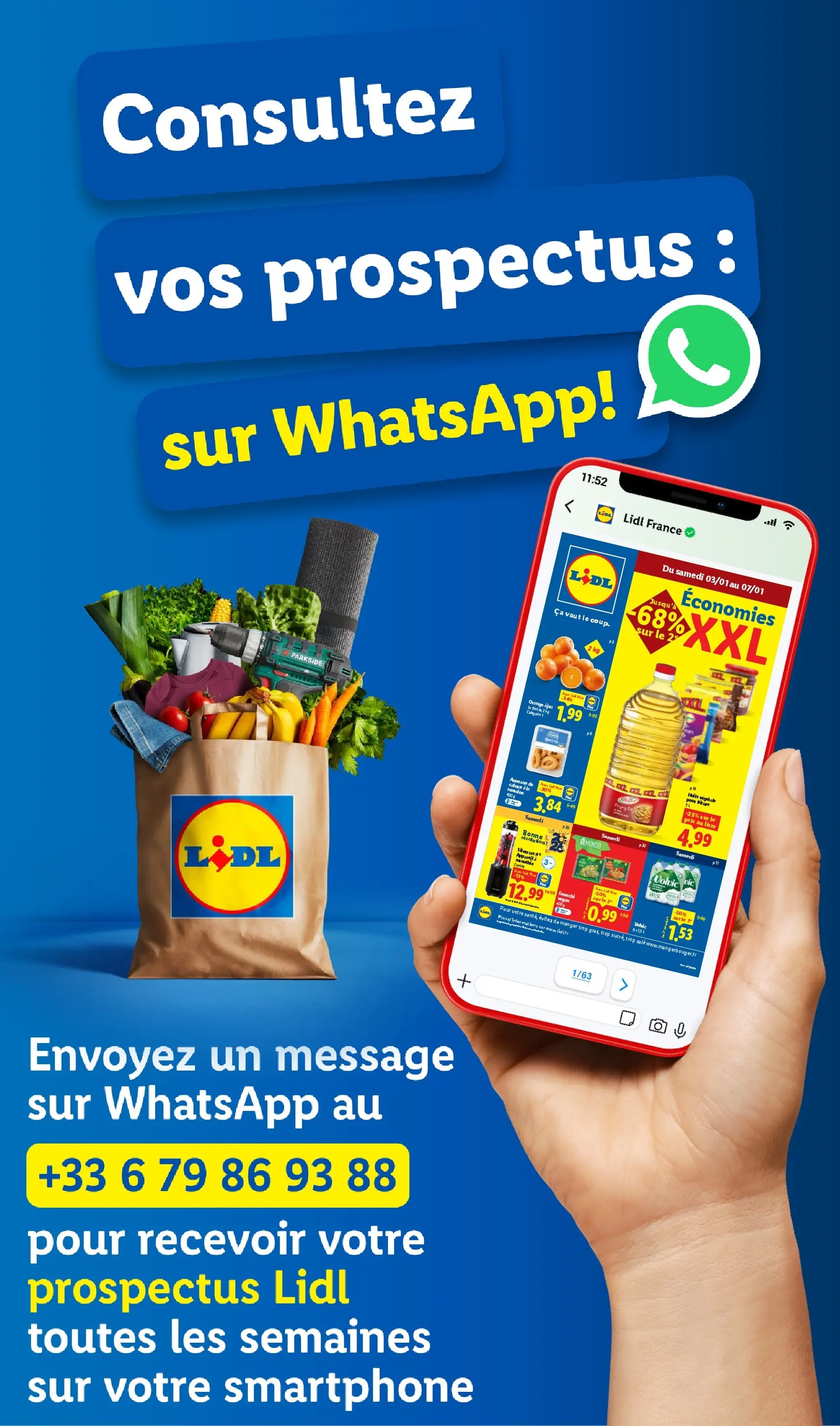 Catalogue LIDL du 02/01/2026 | Promo prospectus en ligne | Page: 77 | Produits: Smartphone, Volvic, Orange, Biscuits