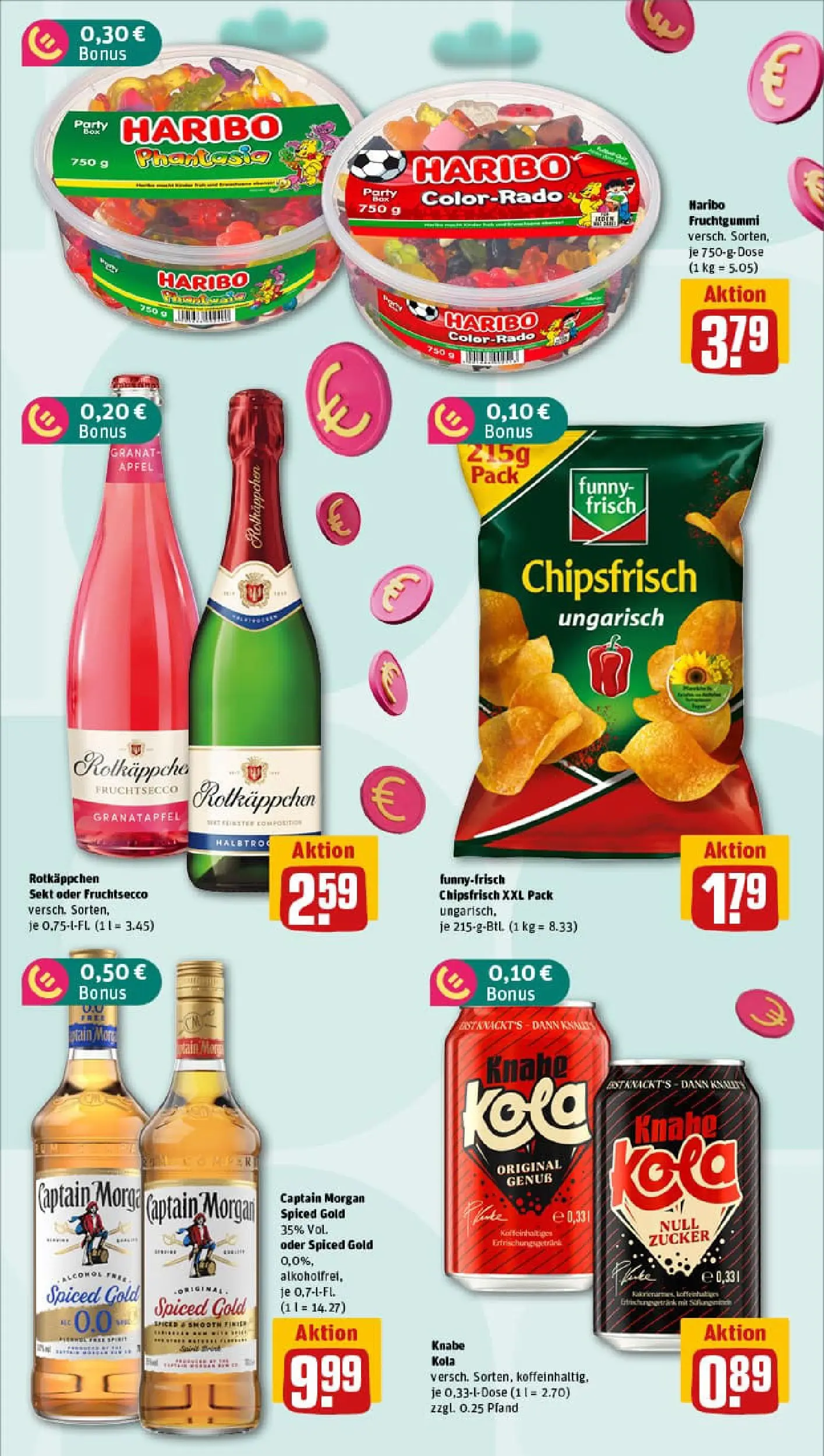 REWE Prospekt ab 28.12.2025 zum Blättern » Angebote | Seite: 5 | Produkte: Rotkappchen sekt, Haribo, Cola, Fruchtsecco