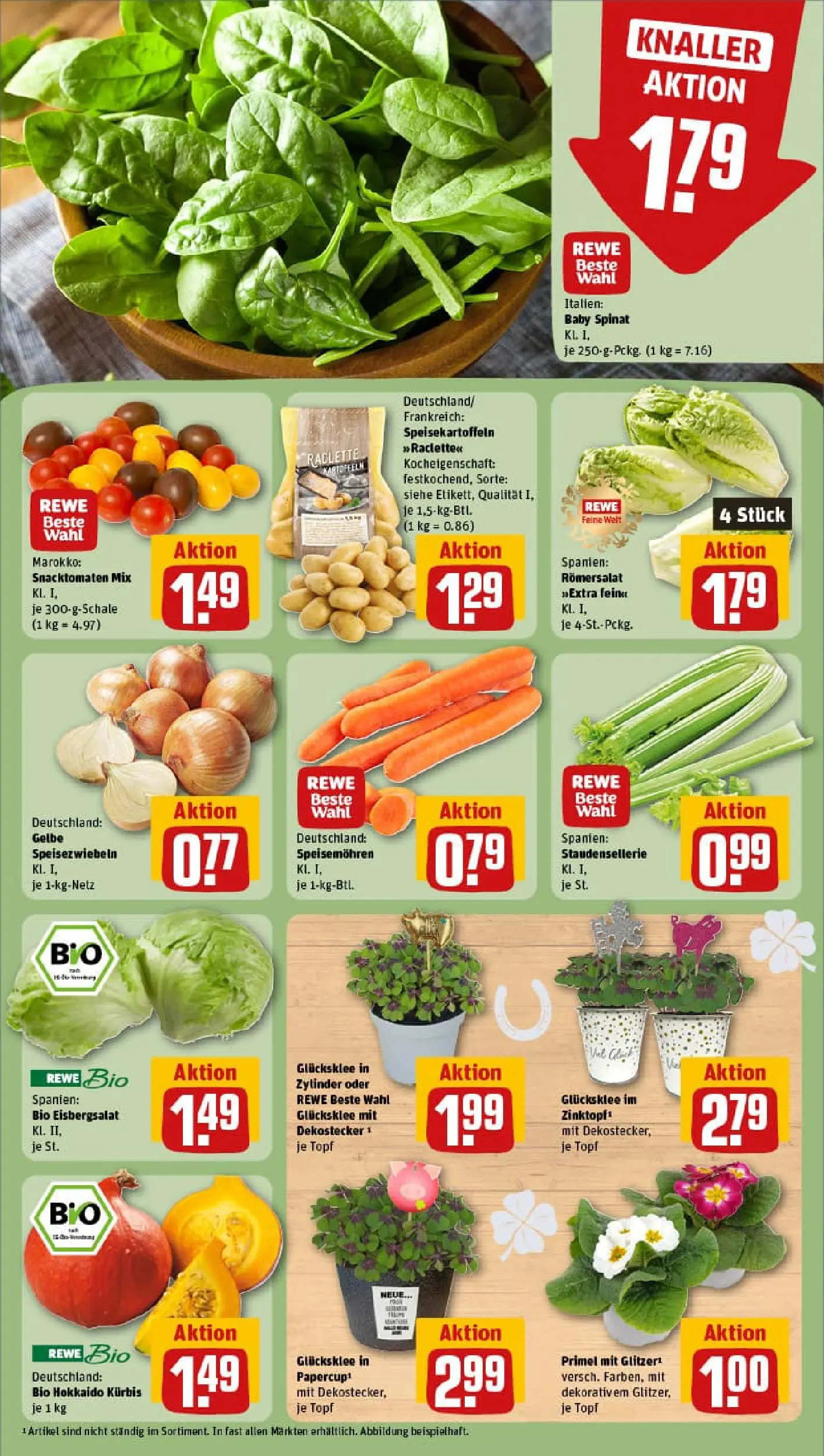 REWE Prospekt ab 28.12.2025 zum Blättern » Angebote | Seite: 7 | Produkte: Eisbergsalat, Kürbis, Raclette