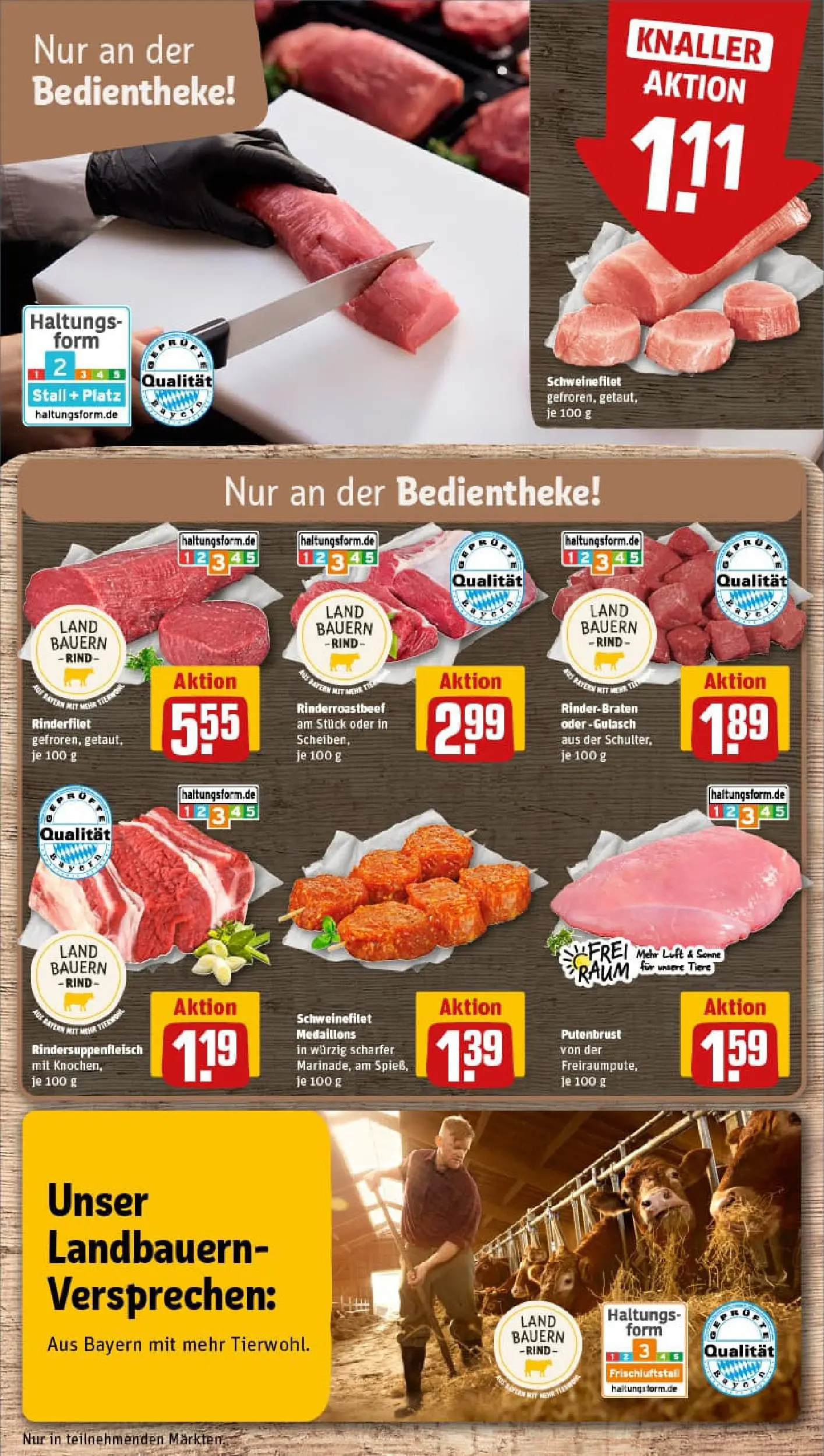 REWE Prospekt ab 28.12.2025 zum Blättern » Angebote | Seite: 10 | Produkte: Rinderbraten, Rinderfilet, Schweinefilet, Gulasch