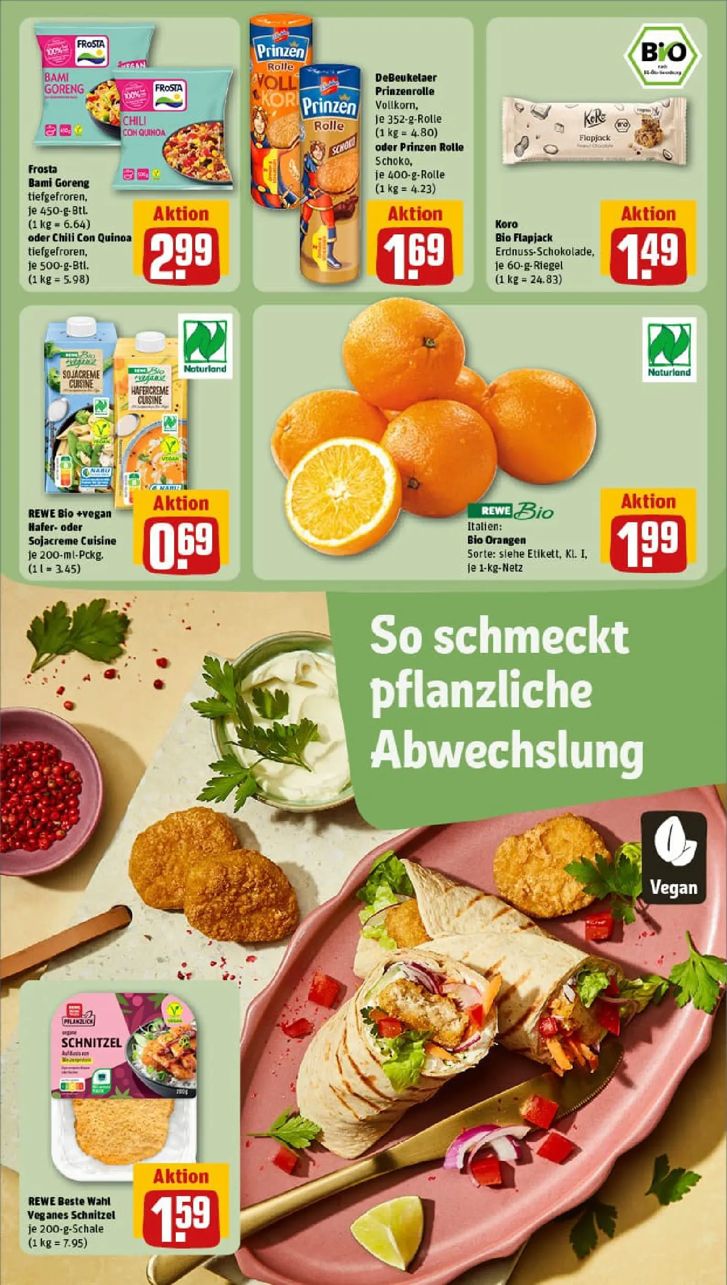 REWE Prospekt ab 28.12.2025 zum Blättern » Angebote | Seite: 19 | Produkte: Orangen, Schnitzel, Frosta, Chili