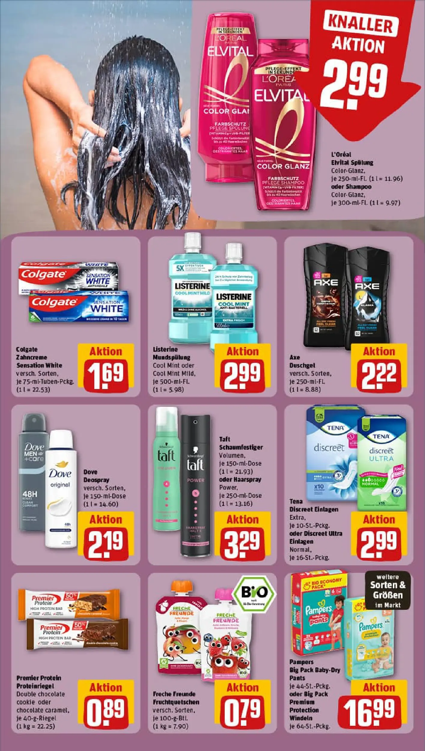 REWE Prospekt ab 28.12.2025 zum Blättern » Angebote | Seite: 26 | Produkte: Pampers, Axe, Deospray, Listerine