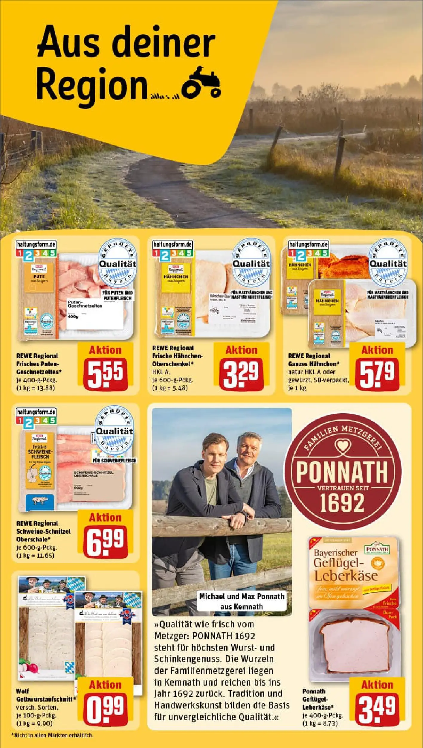 REWE Prospekt ab 28.12.2025 zum Blättern » Angebote | Seite: 22 | Produkte: Pute, Hahnchen, Wurst, Schweinefleisch