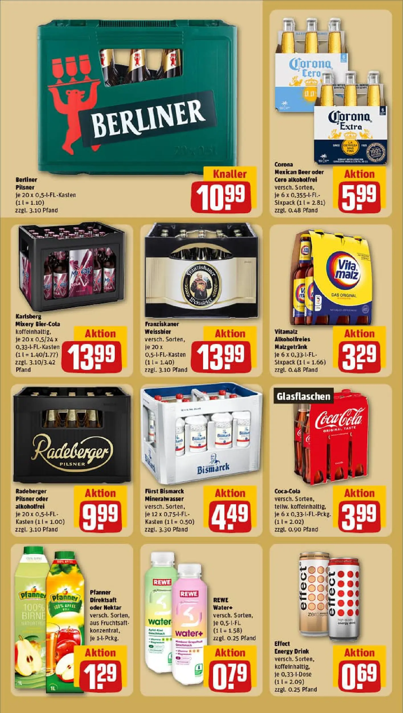 REWE Prospekt ab 28.12.2025 zum Blättern » Angebote | Seite: 20 | Produkte: Berliner, Weißbier, Birne, Mixery