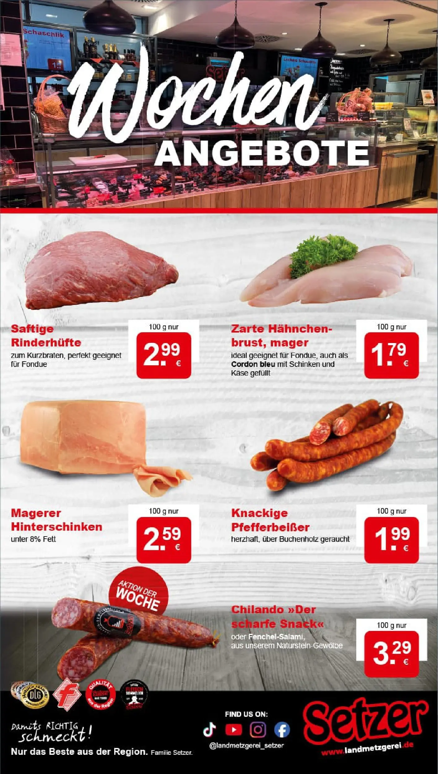 REWE Prospekt ab 29.12.2025 zum Blättern » Angebote | Seite: 8 | Produkte: Hahnchen, Käse, Salami, Fondue