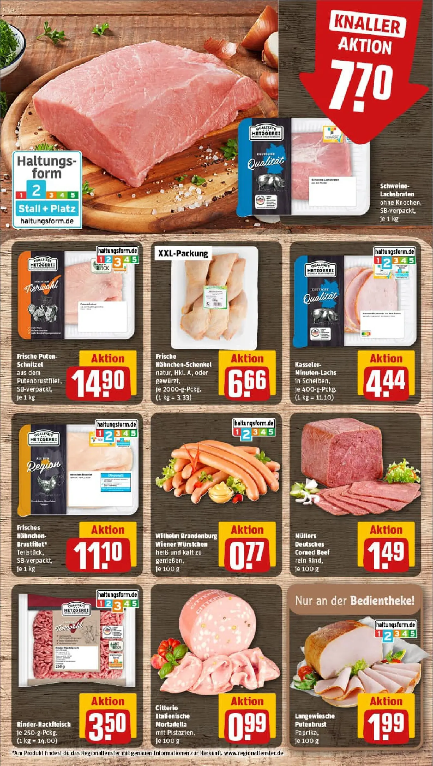 REWE Prospekt ab 29.12.2025 zum Blättern » Angebote | Seite: 8 | Produkte: Hahnchen, Wiener wurstchen, Hahnchenschenkel, Schnitzel