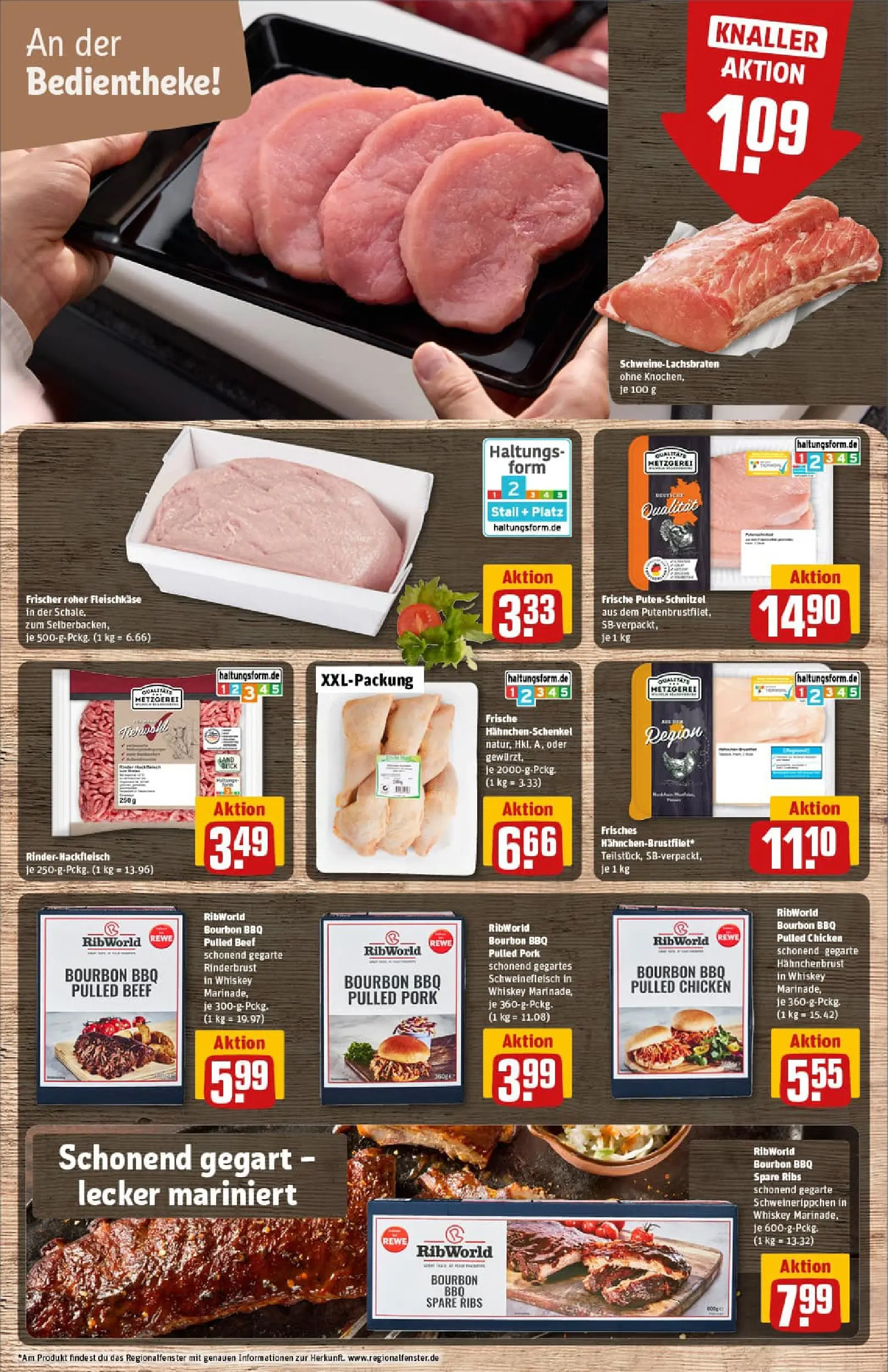 REWE Prospekt ab 29.12.2025 zum Blättern » Angebote | Seite: 8 | Produkte: Spare ribs, Schweinefleisch, Bourbon, Whiskey