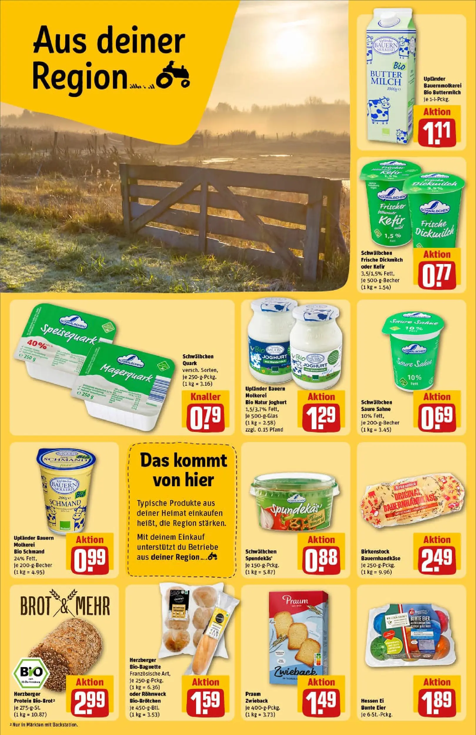 REWE Prospekt ab 29.12.2025 zum Blättern » Angebote | Seite: 20 | Produkte: Kefir, Butter, Baguette, Magerquark