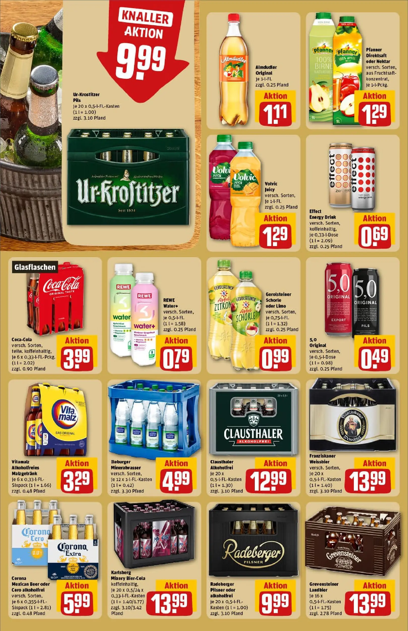 REWE Prospekt ab 29.12.2025 zum Blättern » Angebote | Seite: 20 | Produkte: Franziskaner, Cola, Mixery, Gerolsteiner