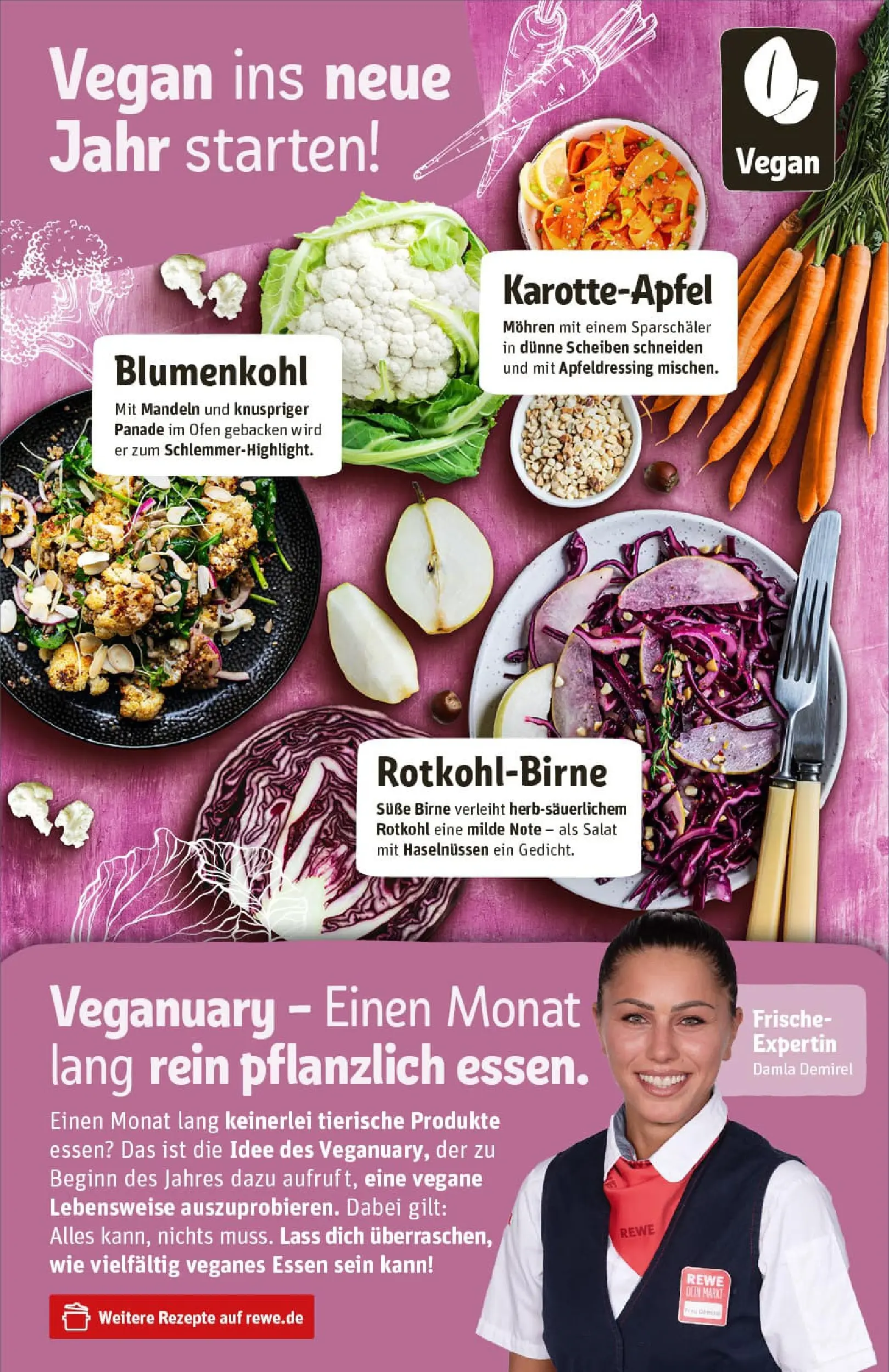 REWE Prospekt ab 29.12.2025 zum Blättern » Angebote | Seite: 15 | Produkte: Ofen, Mandeln, Mohren, Salat