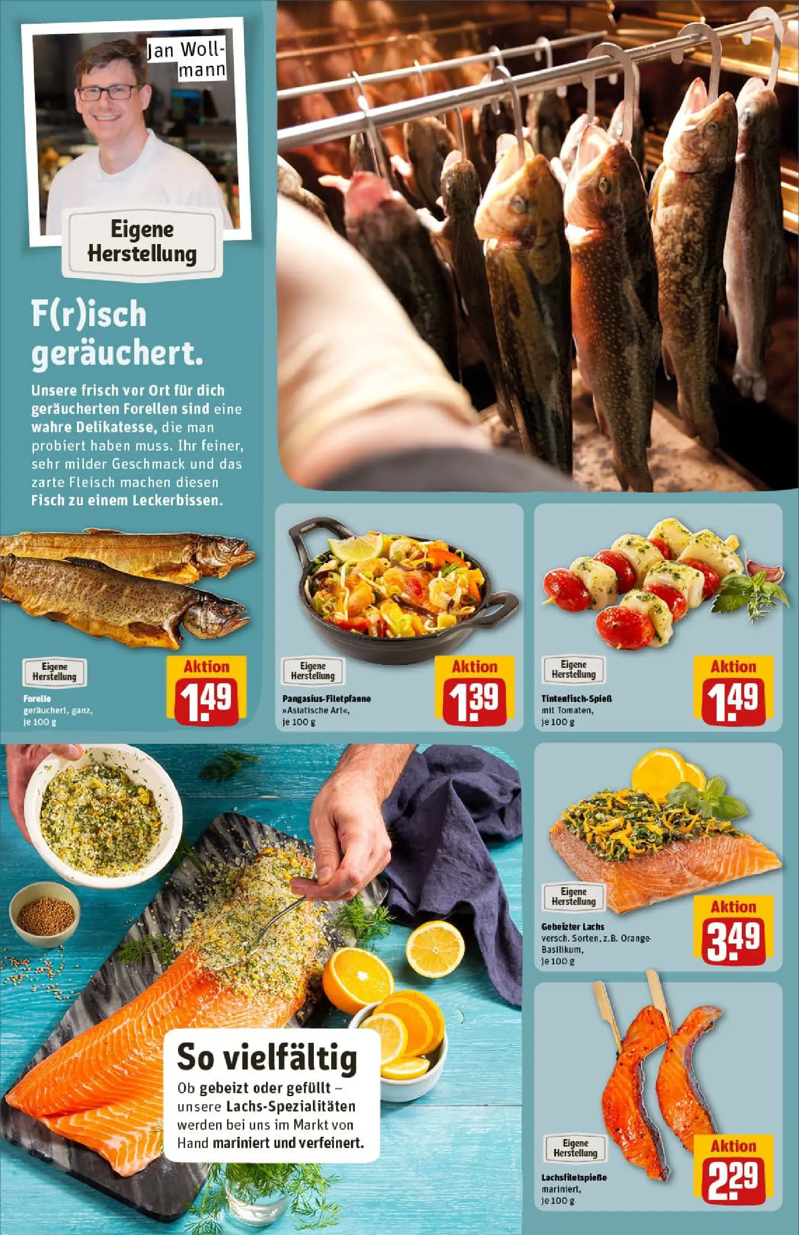REWE Prospekt ab 29.12.2025 zum Blättern » Angebote | Seite: 13 | Produkte: Tomaten, Fisch, Lachs, Fleisch