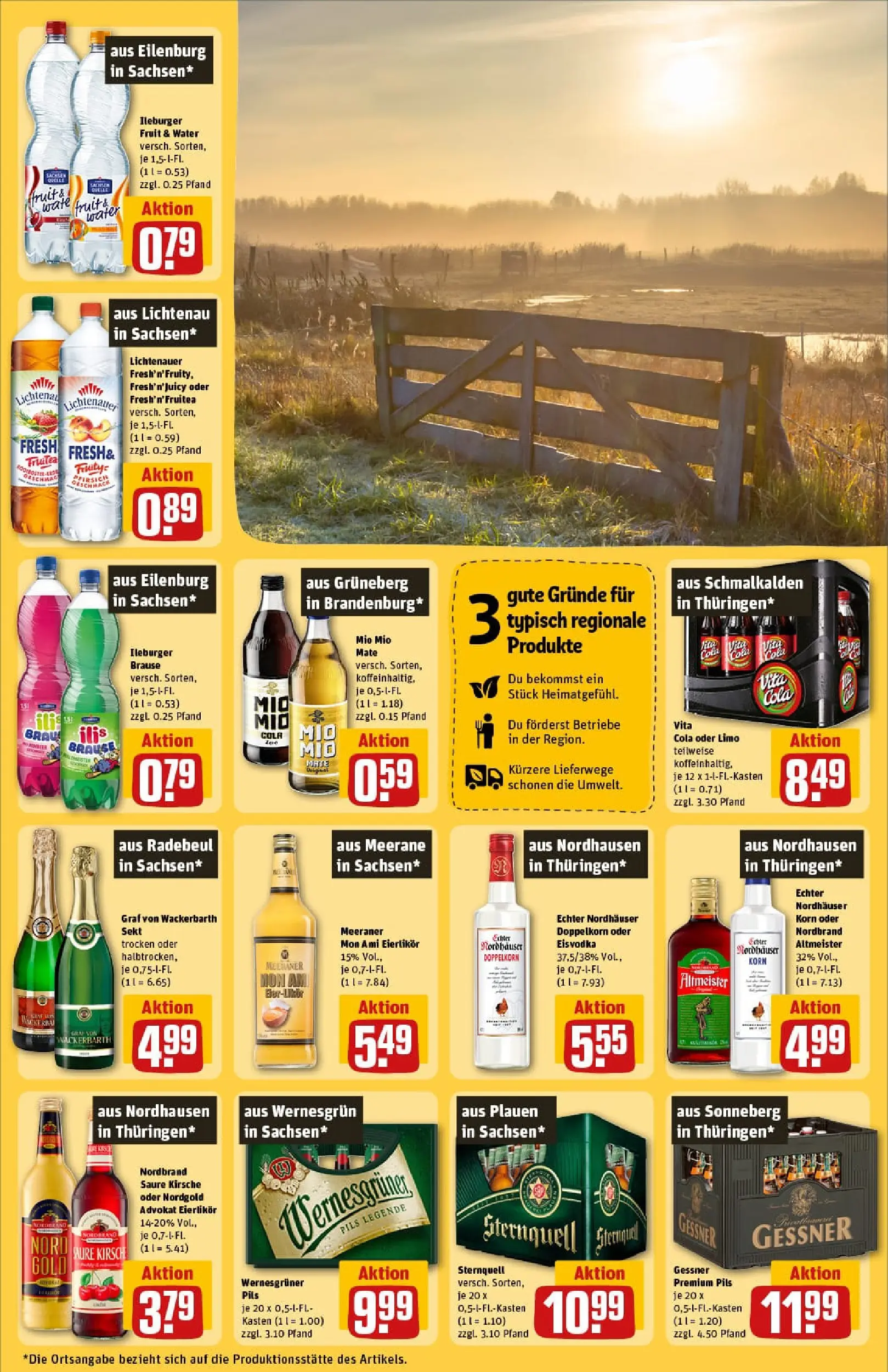 REWE Prospekt ab 29.12.2025 zum Blättern » Angebote | Seite: 25 | Produkte: Wernesgruner, Mio mio mate, Vita cola, Eis