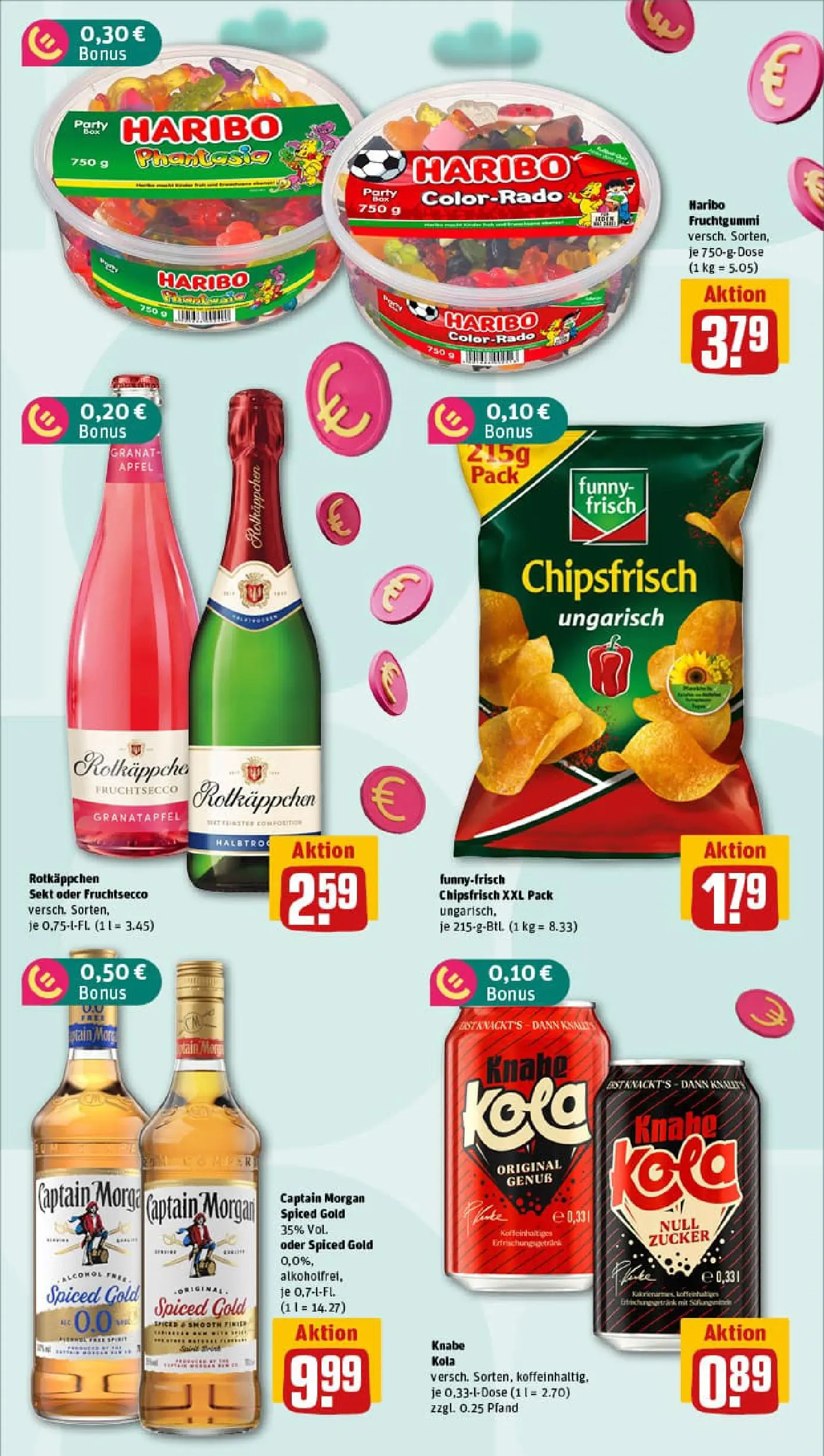 REWE Prospekt ab 29.12.2025 zum Blättern » Angebote | Seite: 5 | Produkte: Rotkappchen sekt, Haribo, Fruchtsecco, Zucker