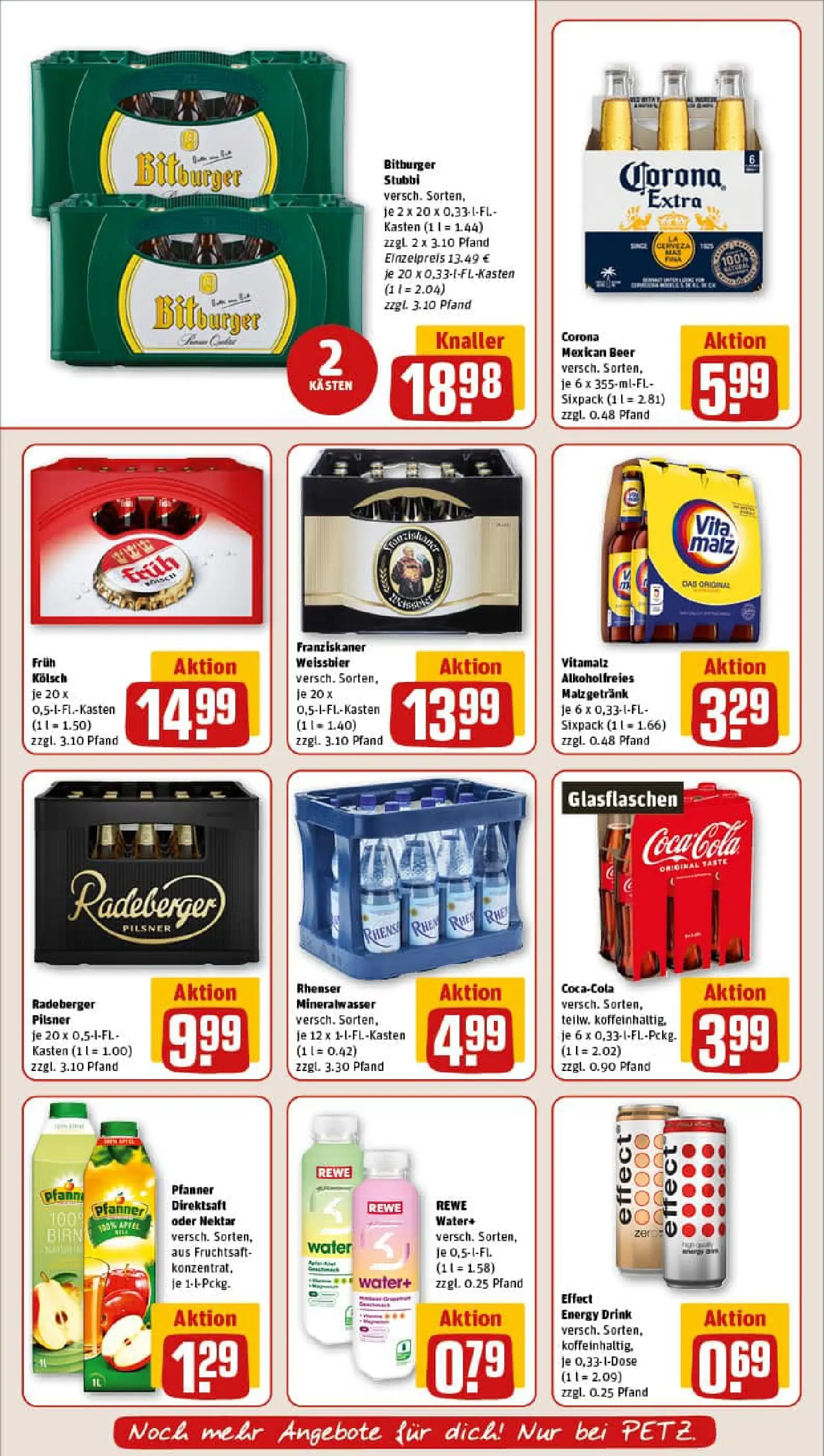 REWE Prospekt ab 29.12.2025 zum Blättern » Angebote | Seite: 18 | Produkte: Bitburger, Cola, Energy, Mineralwasser